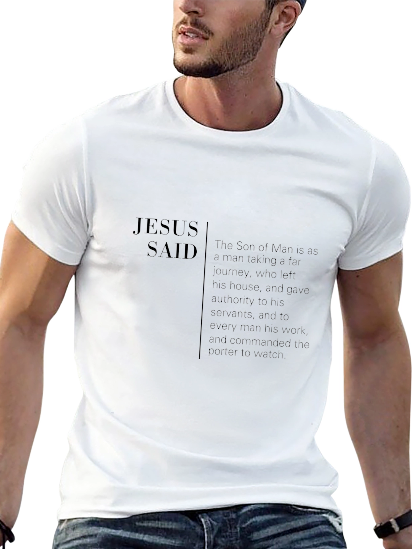 Jesus Said Graphic T-Shirt - Christian Apparel