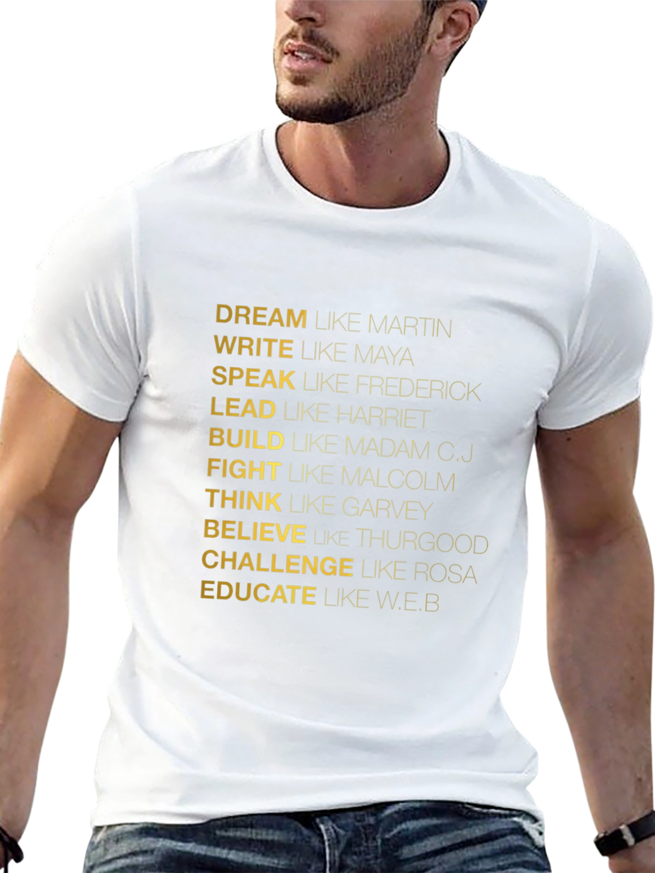 Inspirational Dream Write Speak Tee
