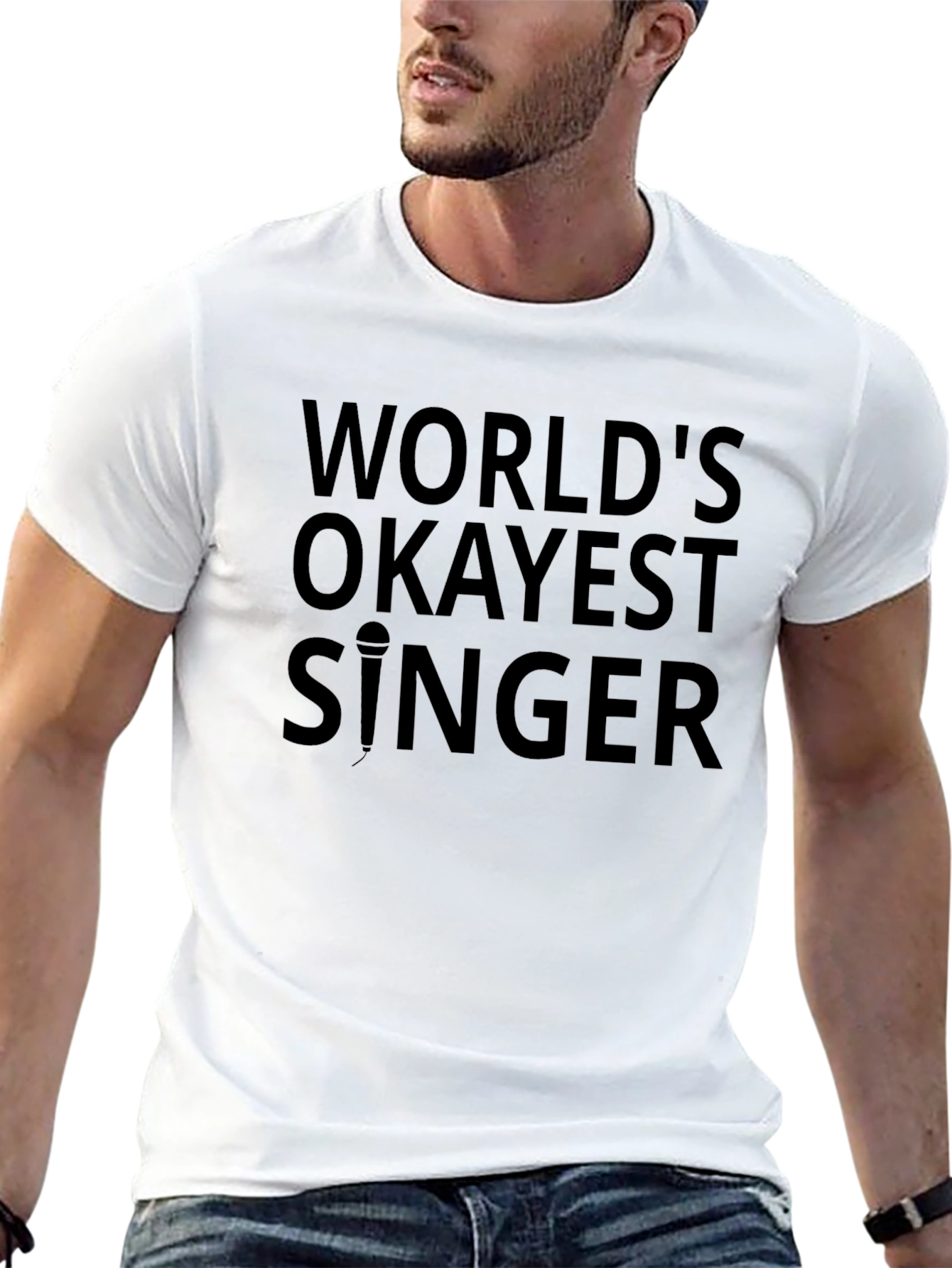 Worlds Okayest Singer Graphic Tee
