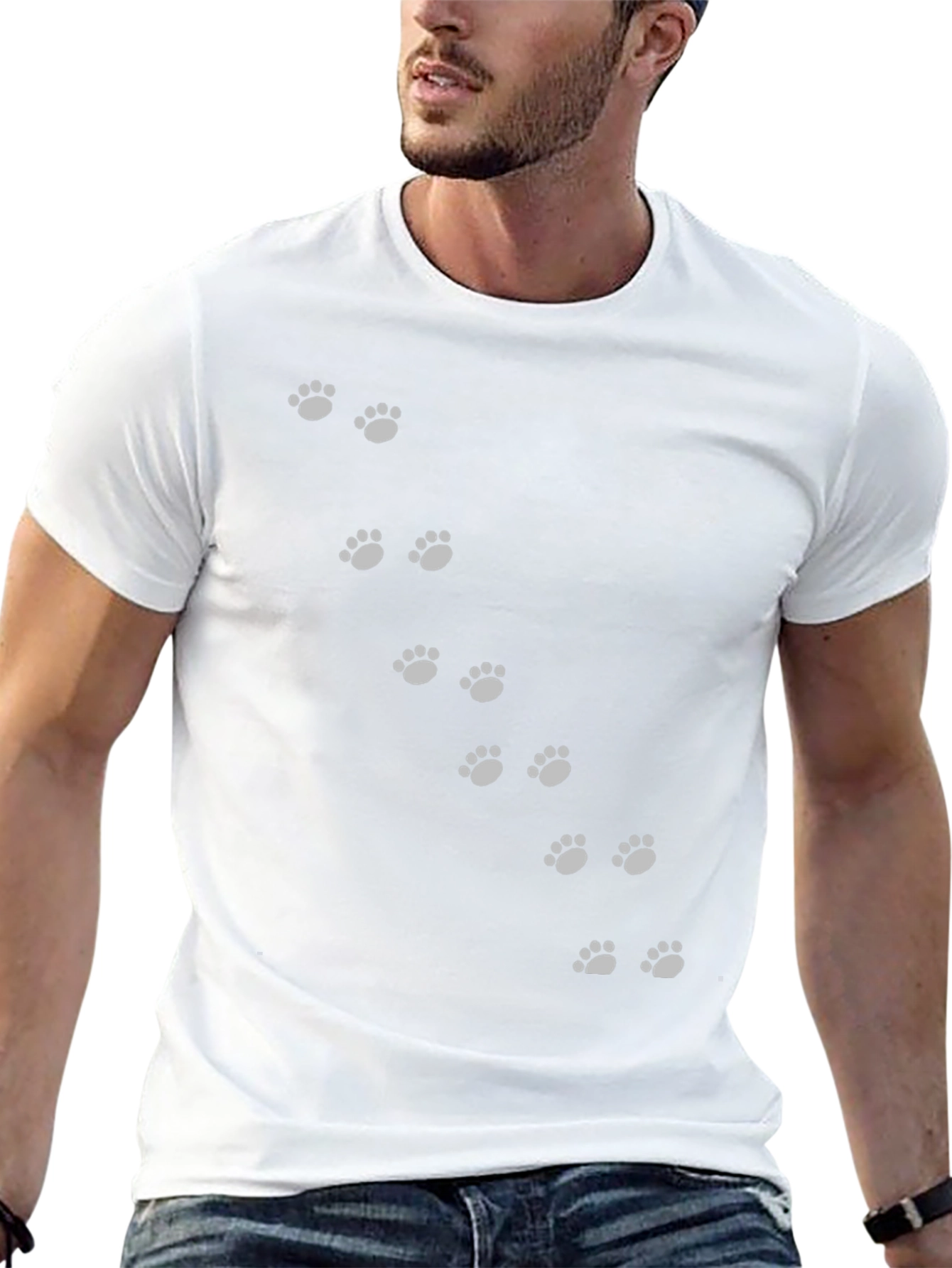 Paw Print T-Shirt - Cute Animal Lover Tee