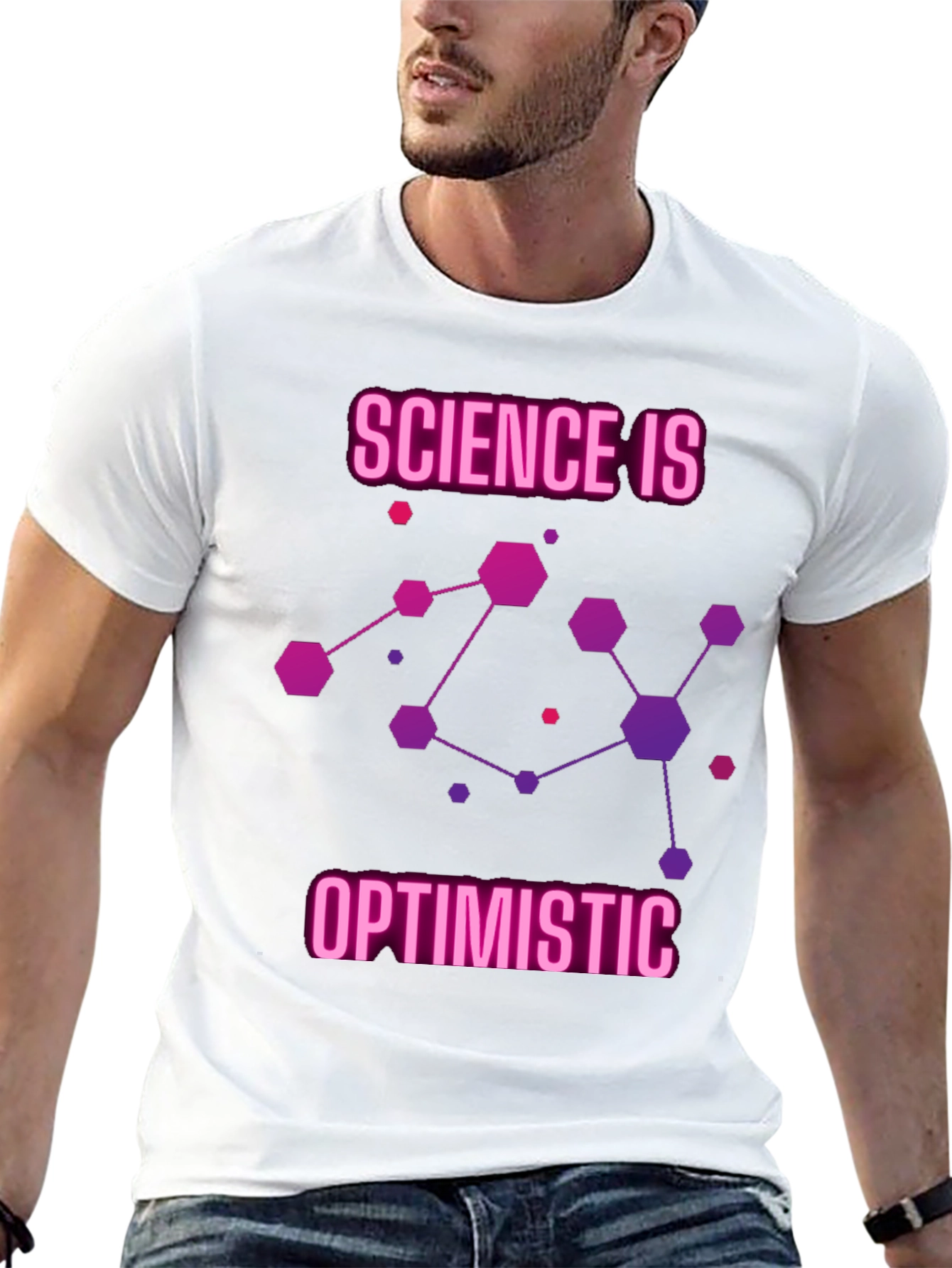 Science Is Optimistic Graphic T-Shirt