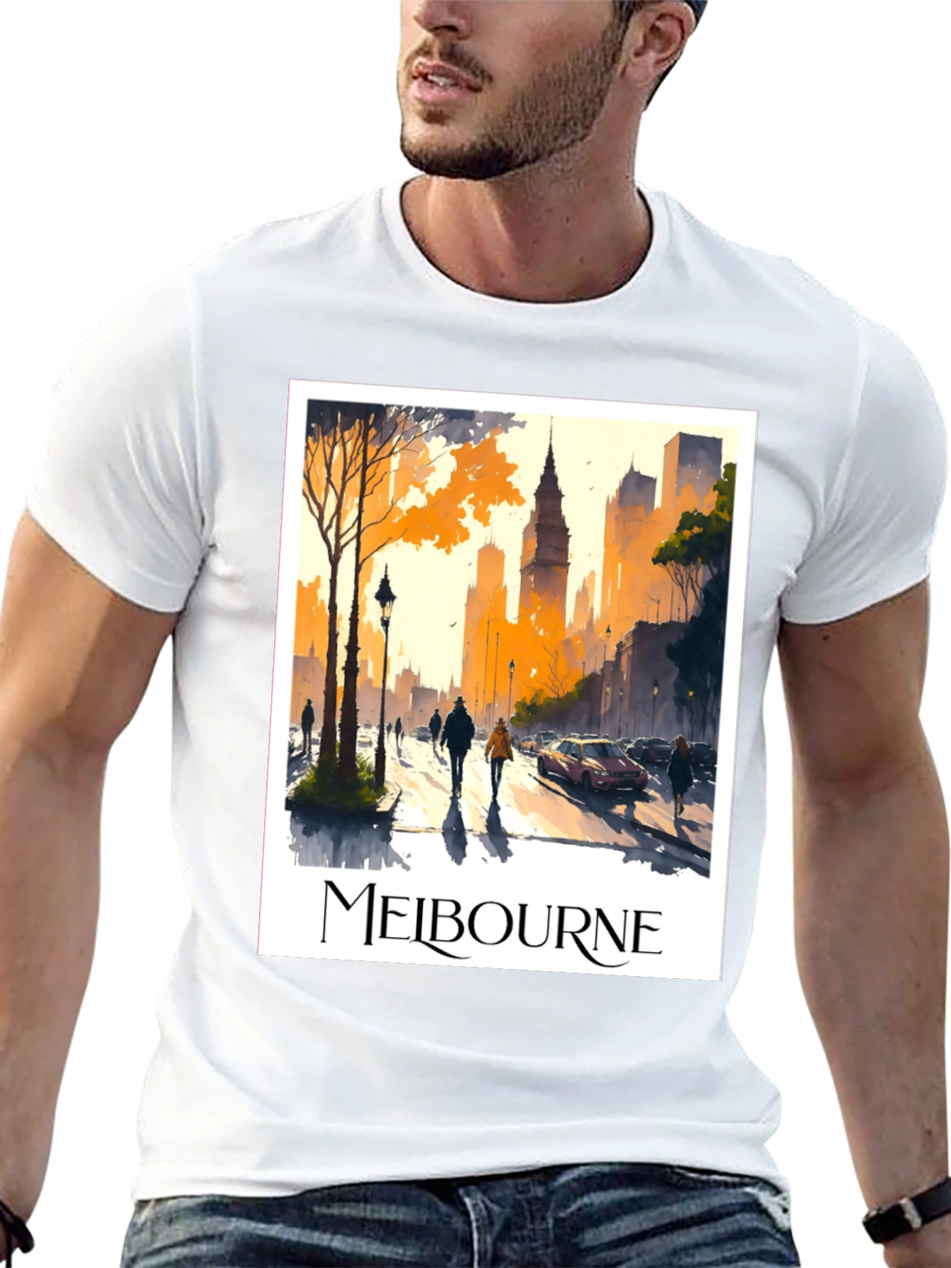 Melbourne Cityscape T-Shirt