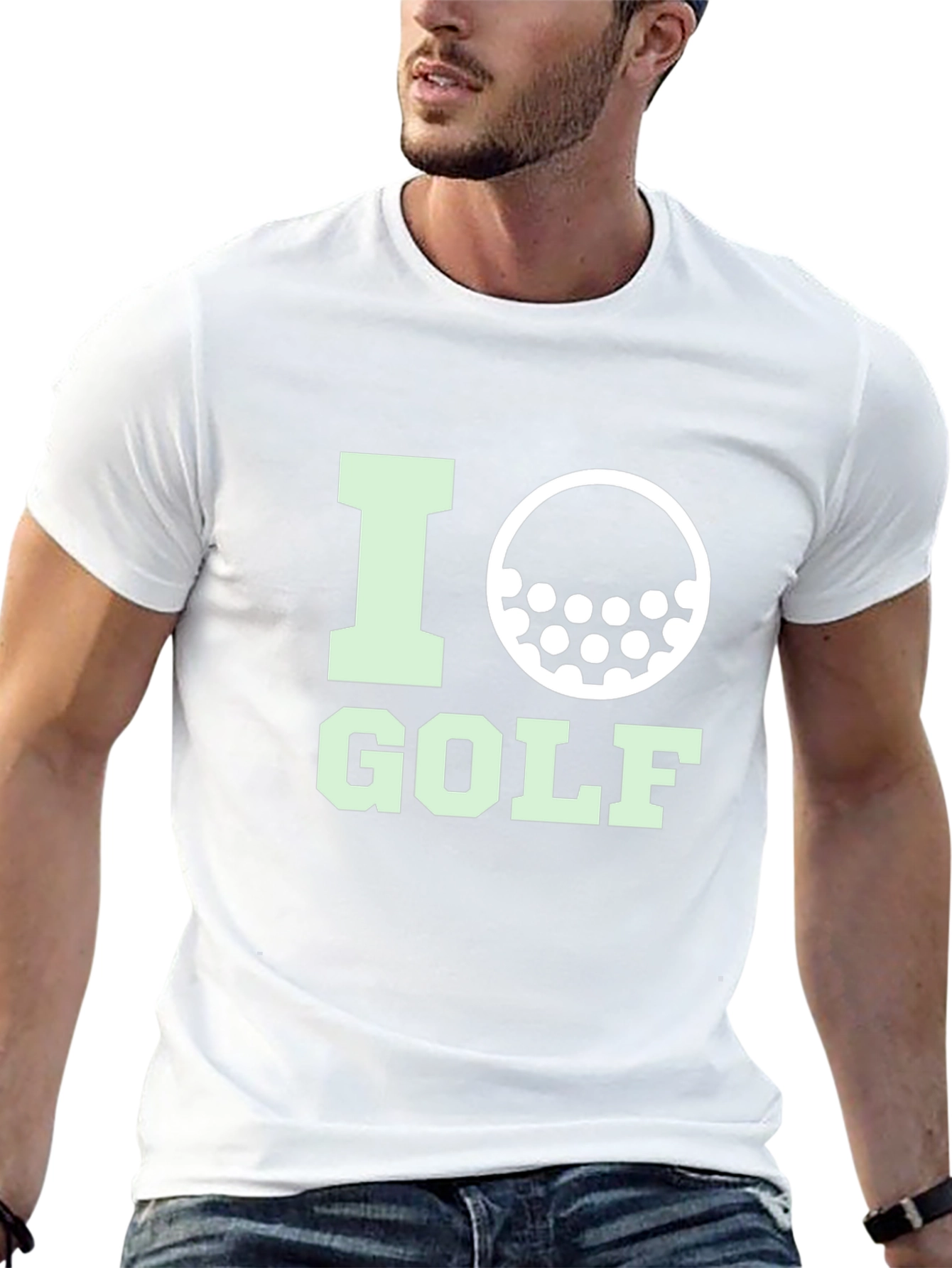 I Heart Golf T-Shirt - Novelty Golf Lover Tee
