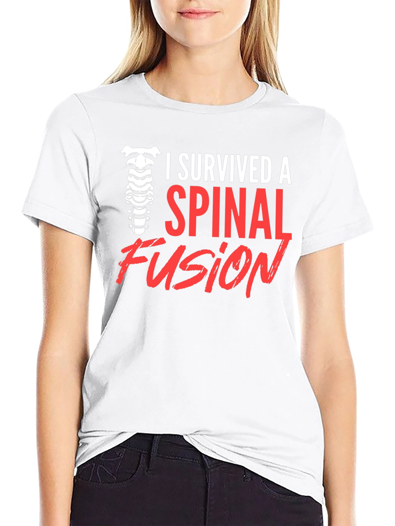 Spinal Fusion Survivor T-Shirt - Black