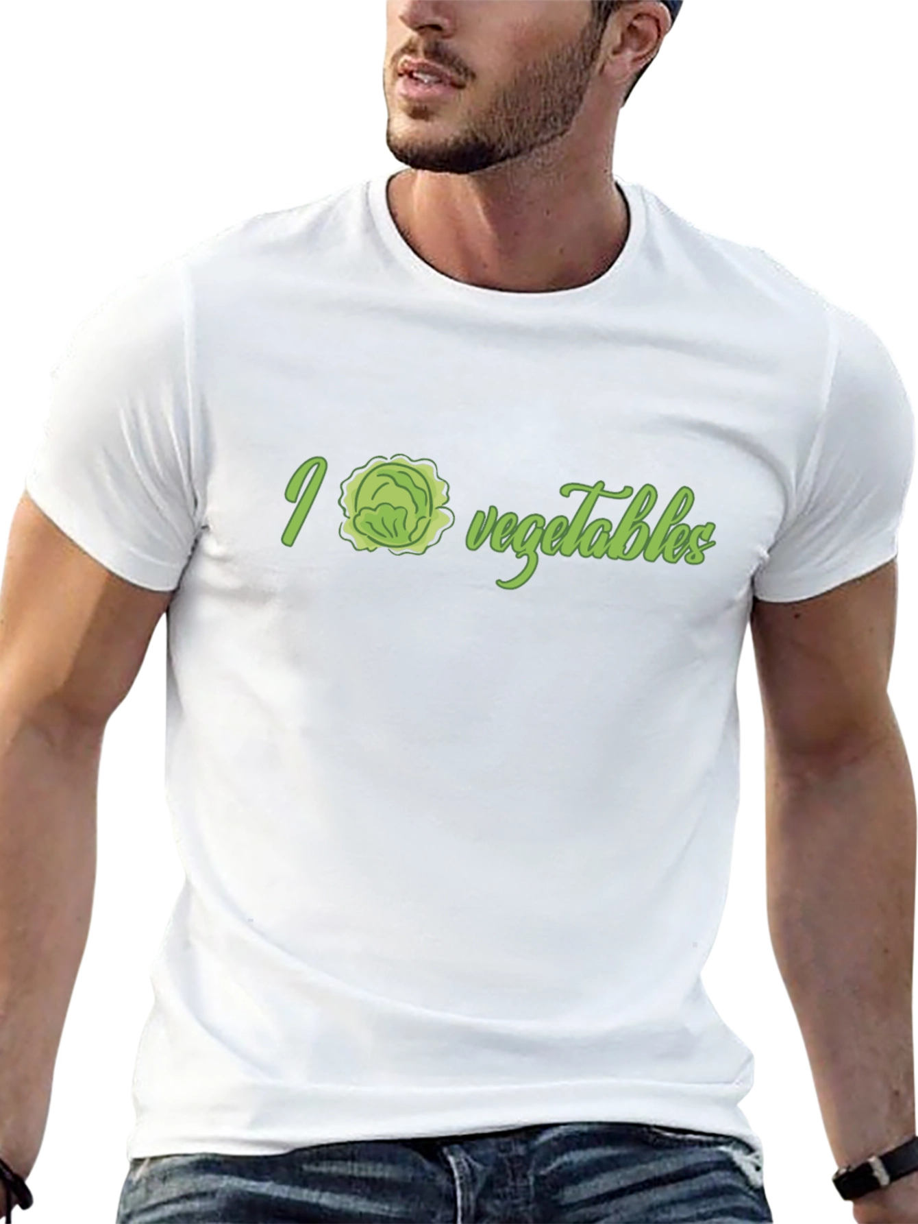 I Love Vegetables Graphic T-Shirt
