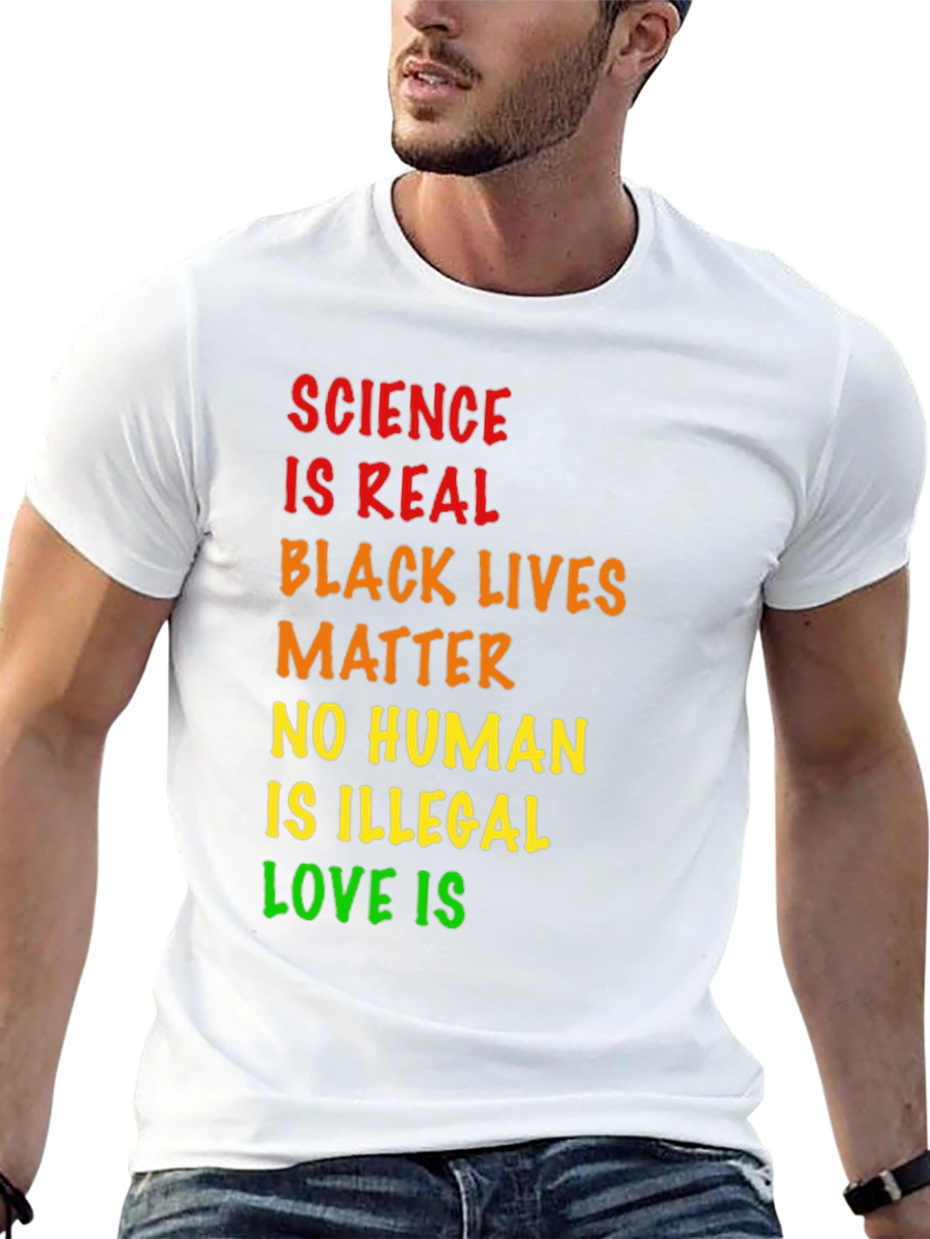 Science is Real Black Lives Matter Tee