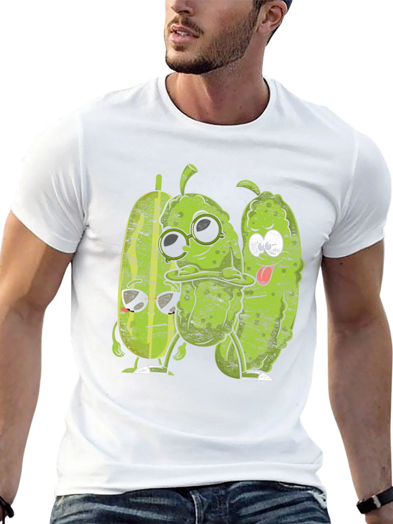 Cool Pickle Crew Black Graphic Tee