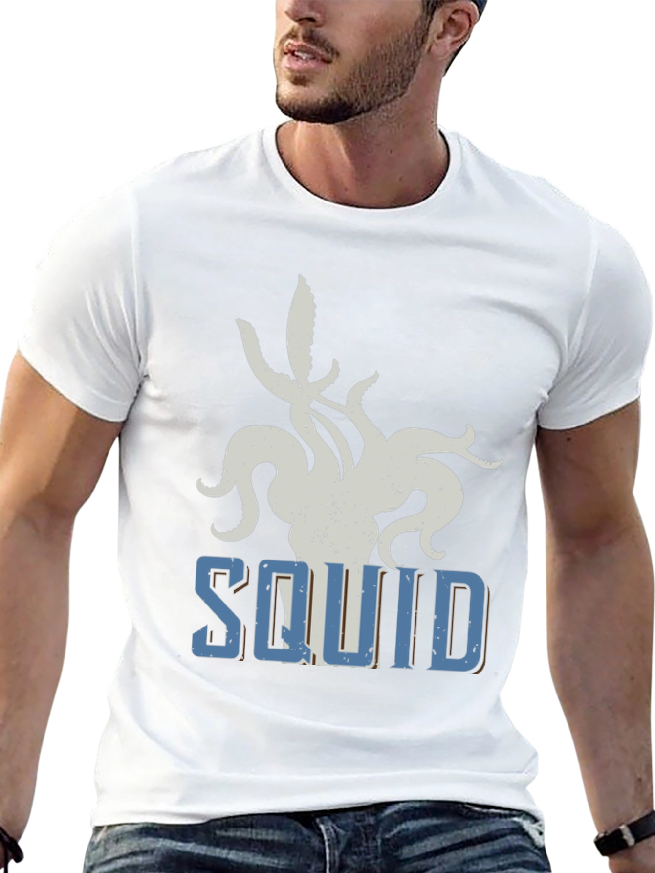 Squid Graphic T-Shirt - Sea Creature Tee