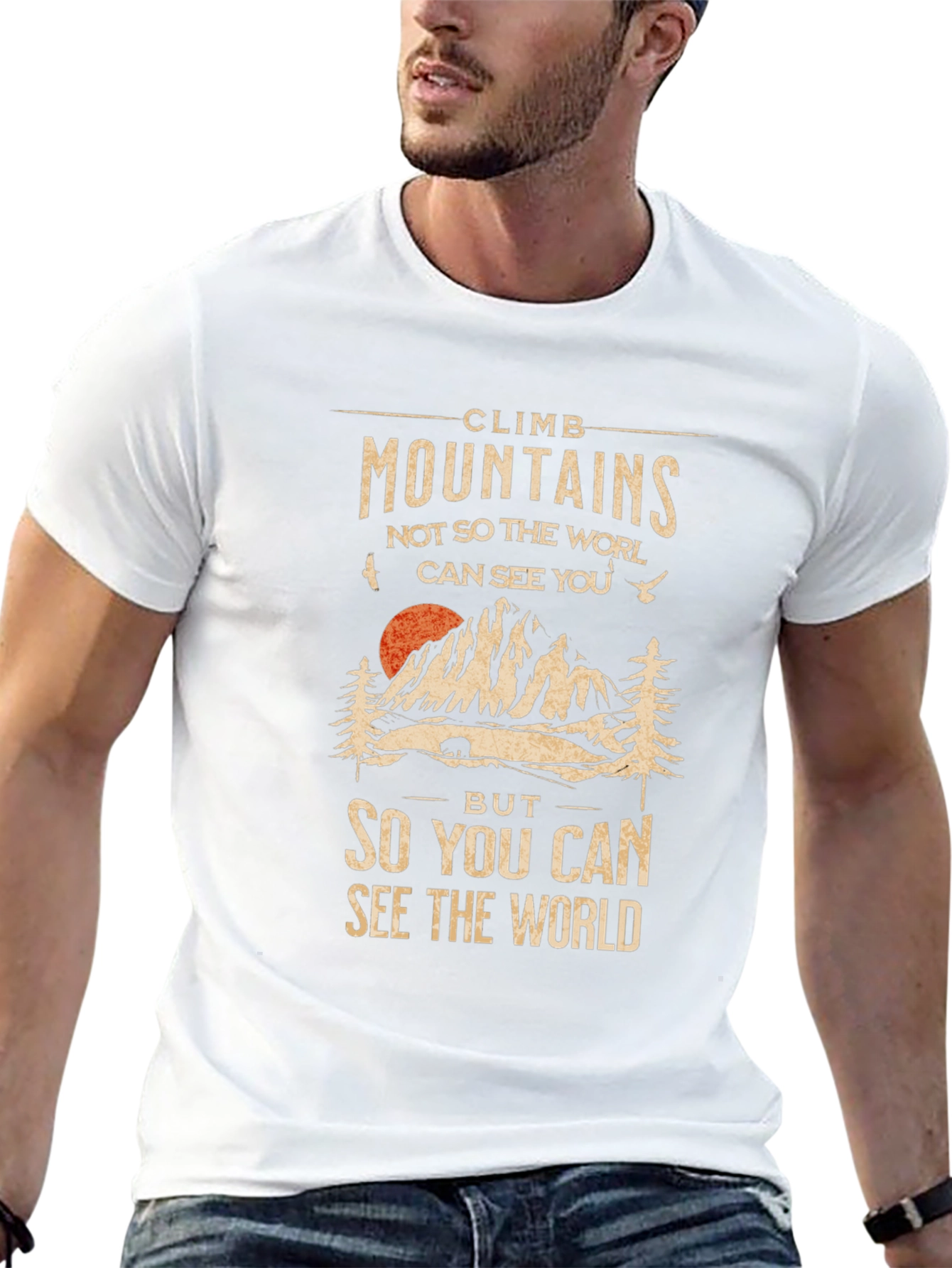 Climb Mountains Graphic T-Shirt