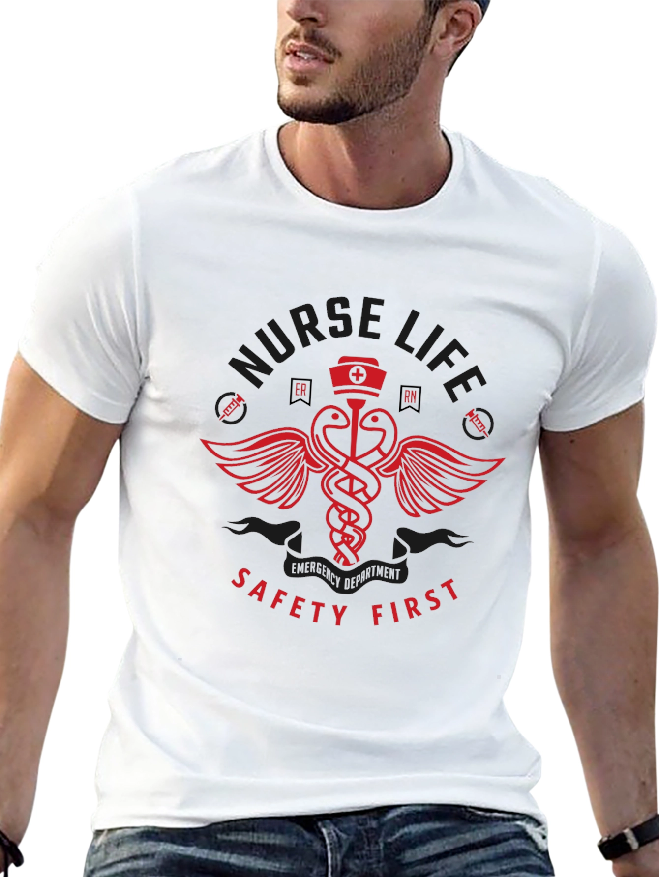 Nurse Life Safety First T-Shirt