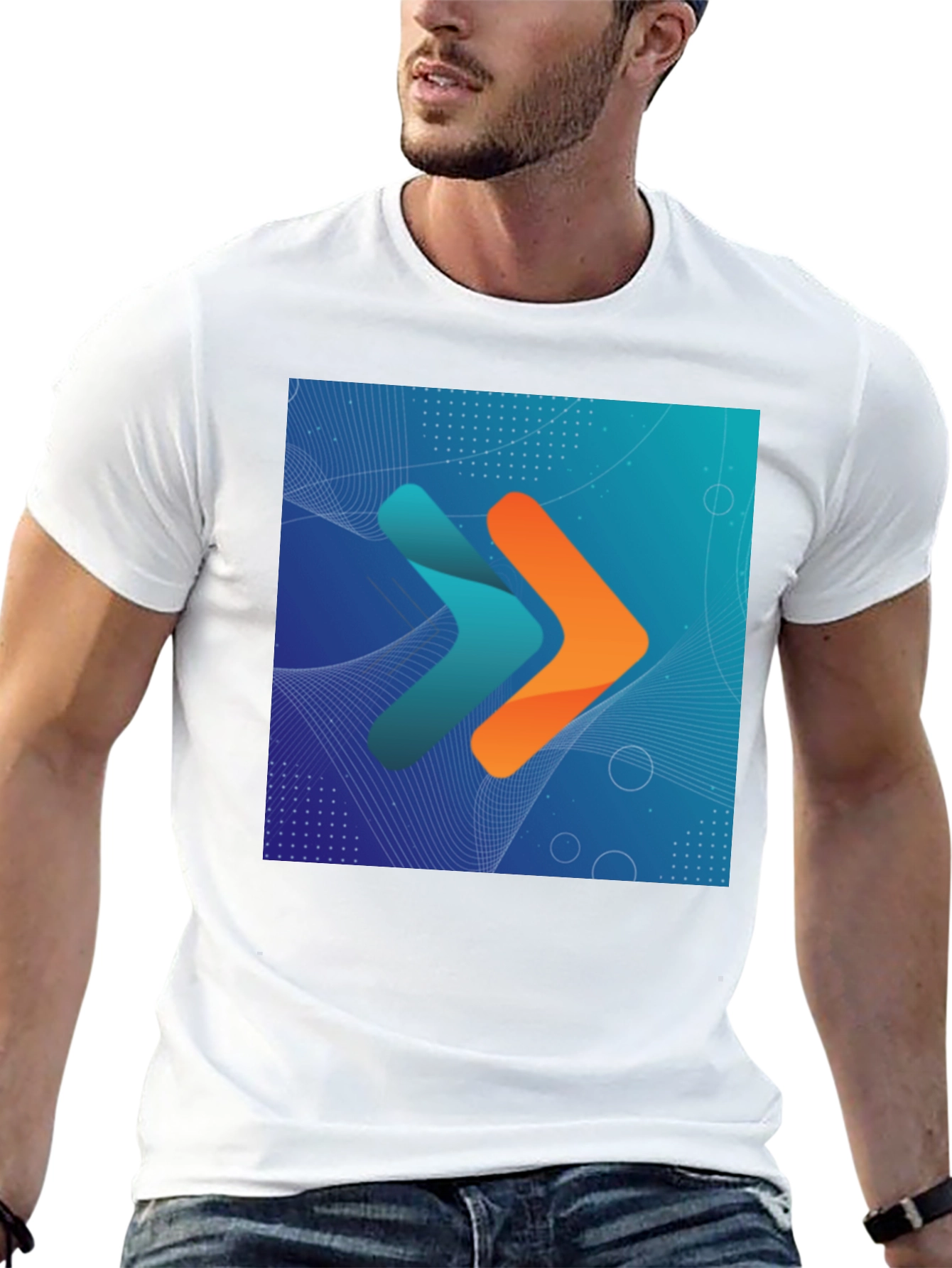 Stylish Arrows Graphic Tee - Modern Design