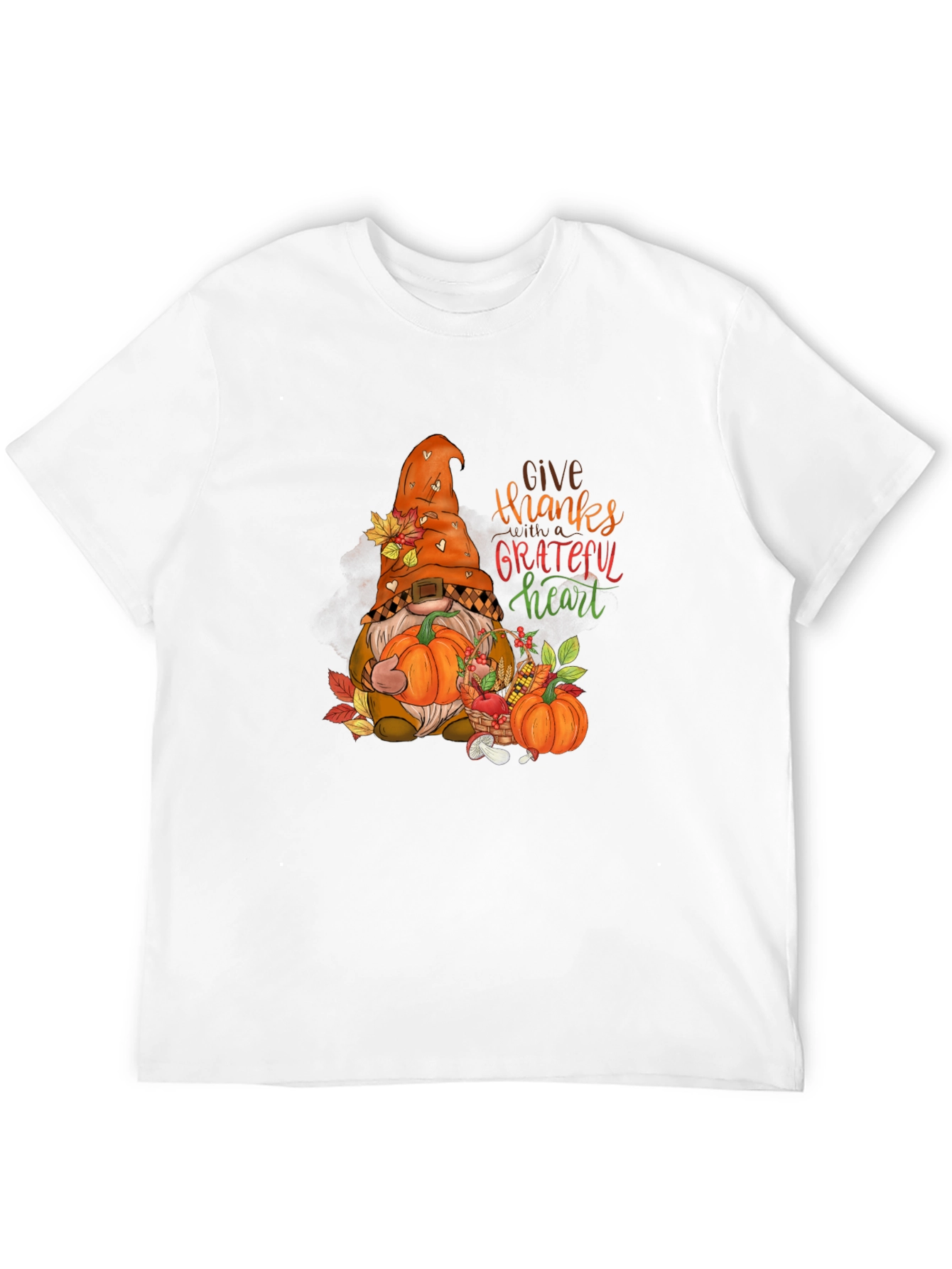 Give Thanks Gnome Graphic Tee
