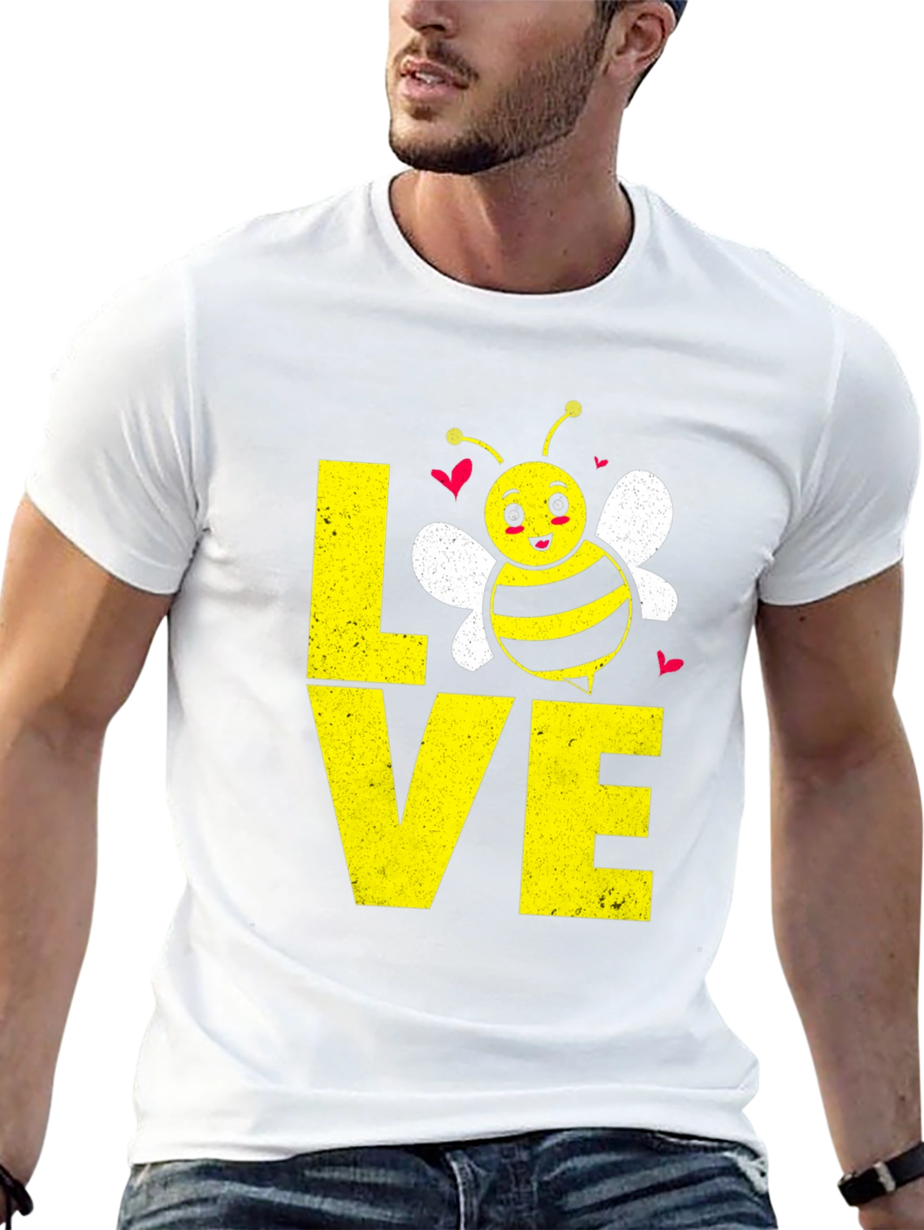 Love Bee T-Shirt - Cute Honeybee Graphic Tee
