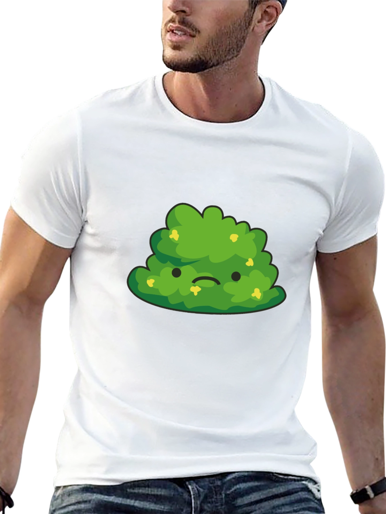 Sad Bush Graphic Tee - Black Casual Shirt