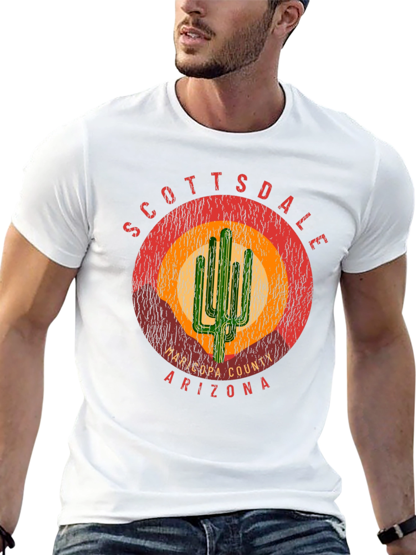 Scottsdale Arizona Cactus Graphic Tee