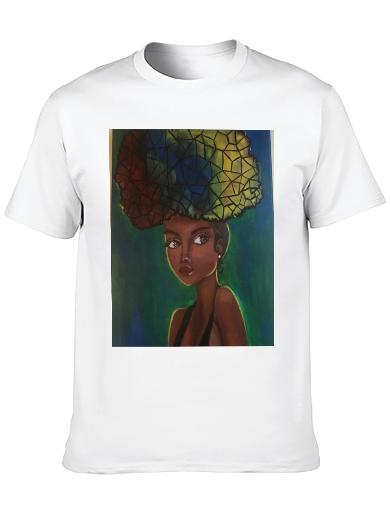 Afro Art T-Shirt - Stylish Black Tee