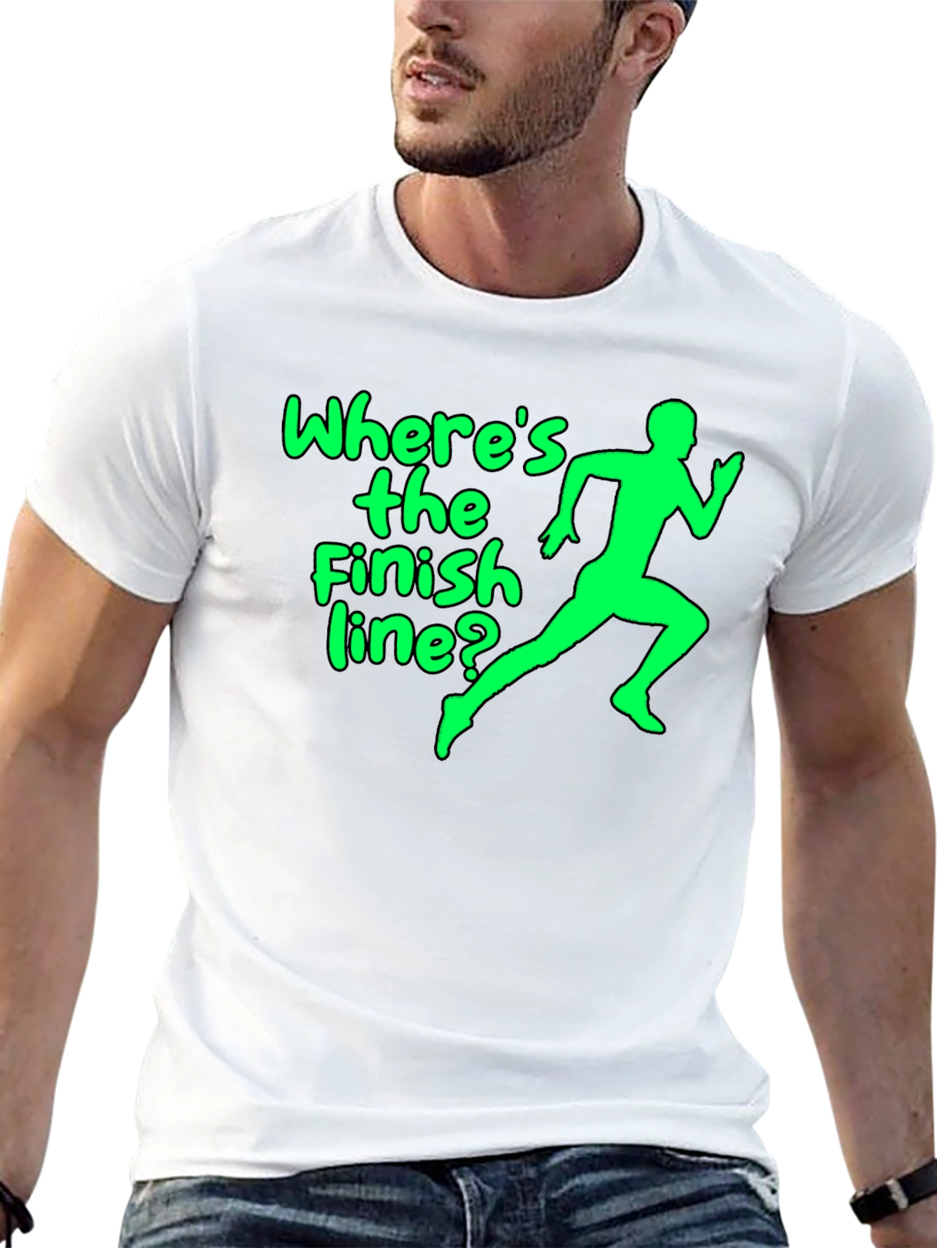 Wheres the Finish Line? Graphic Tee