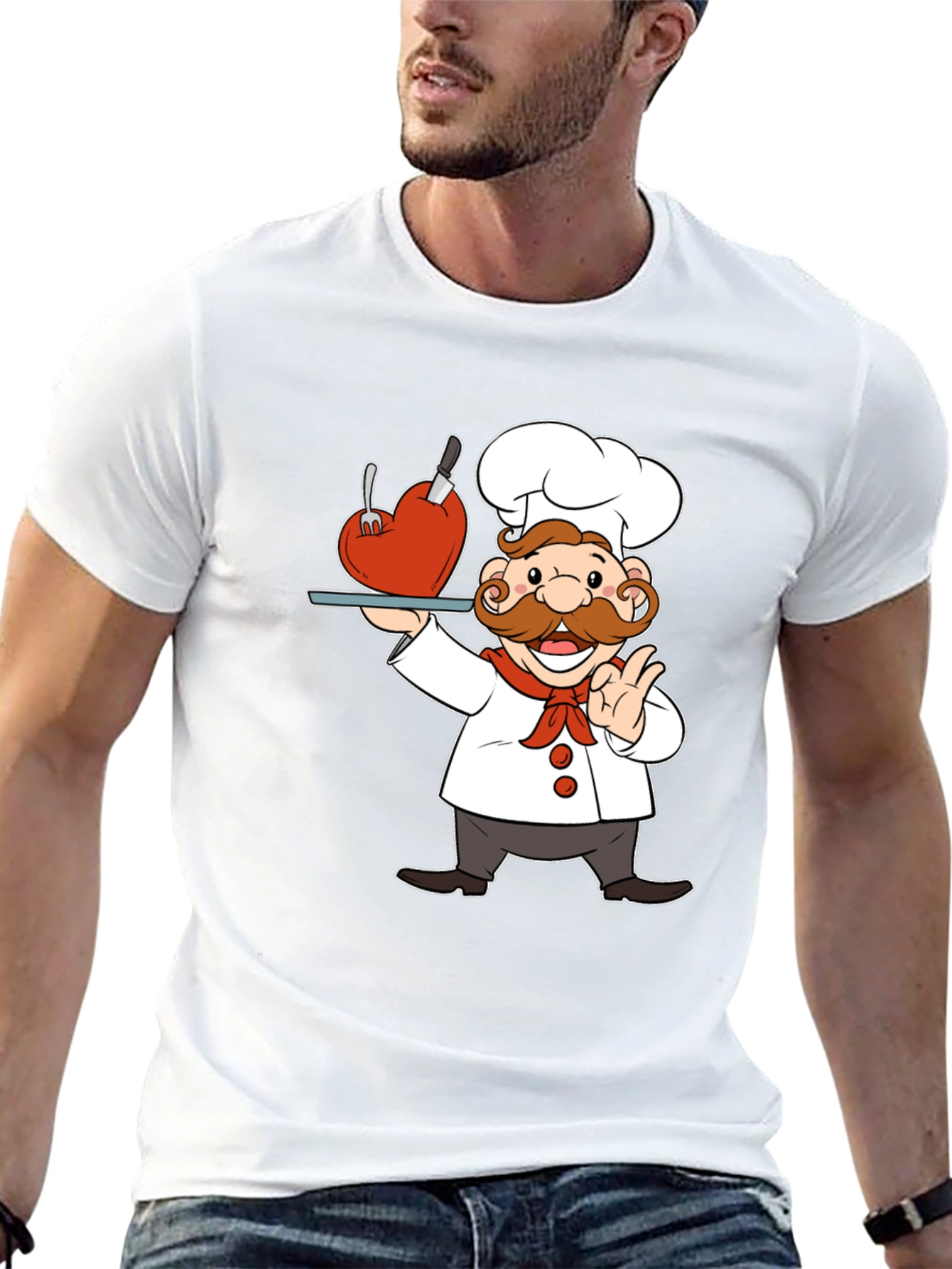 Chef with Heart T-Shirt