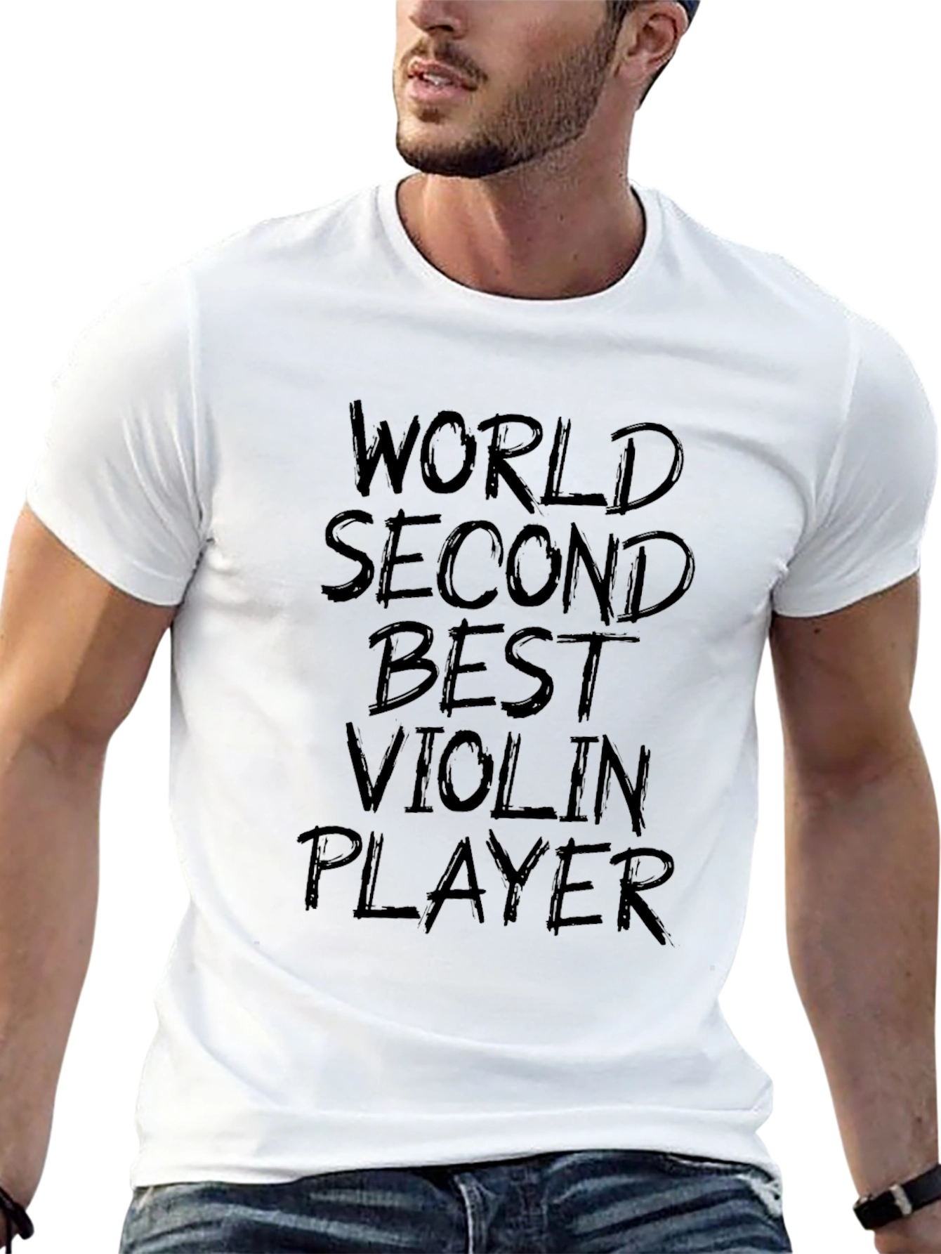 Worlds Second Best Violin Player Graphic Tee