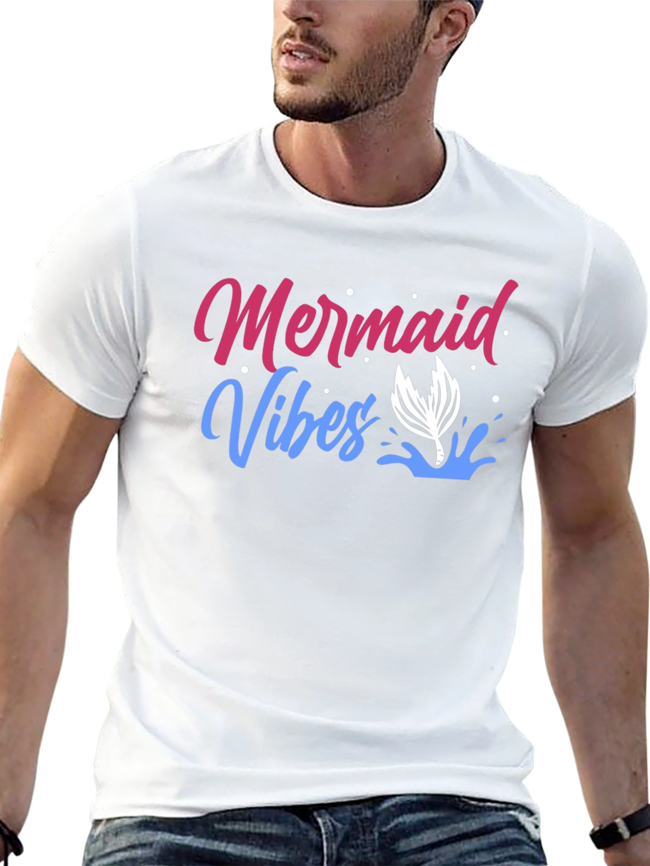 Mermaid Vibes T-Shirt - Trendy Graphic Tee