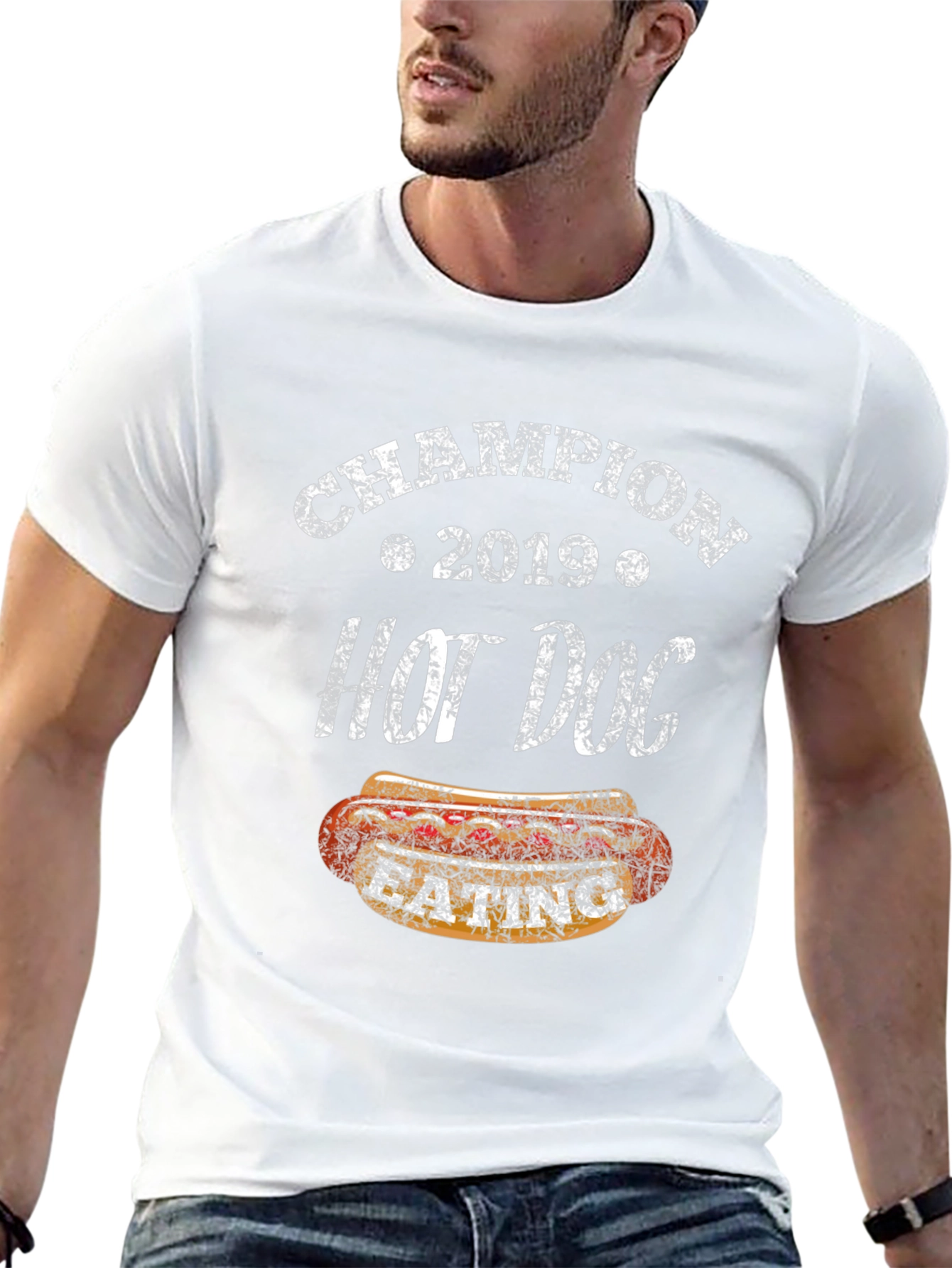 Champion 2019 Hot Dog Eating T-Shirt