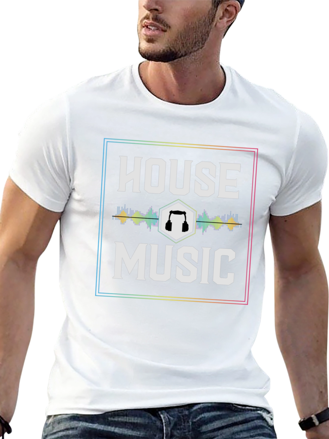 House Music Graphic T-Shirt - EDM DJ Party Tee