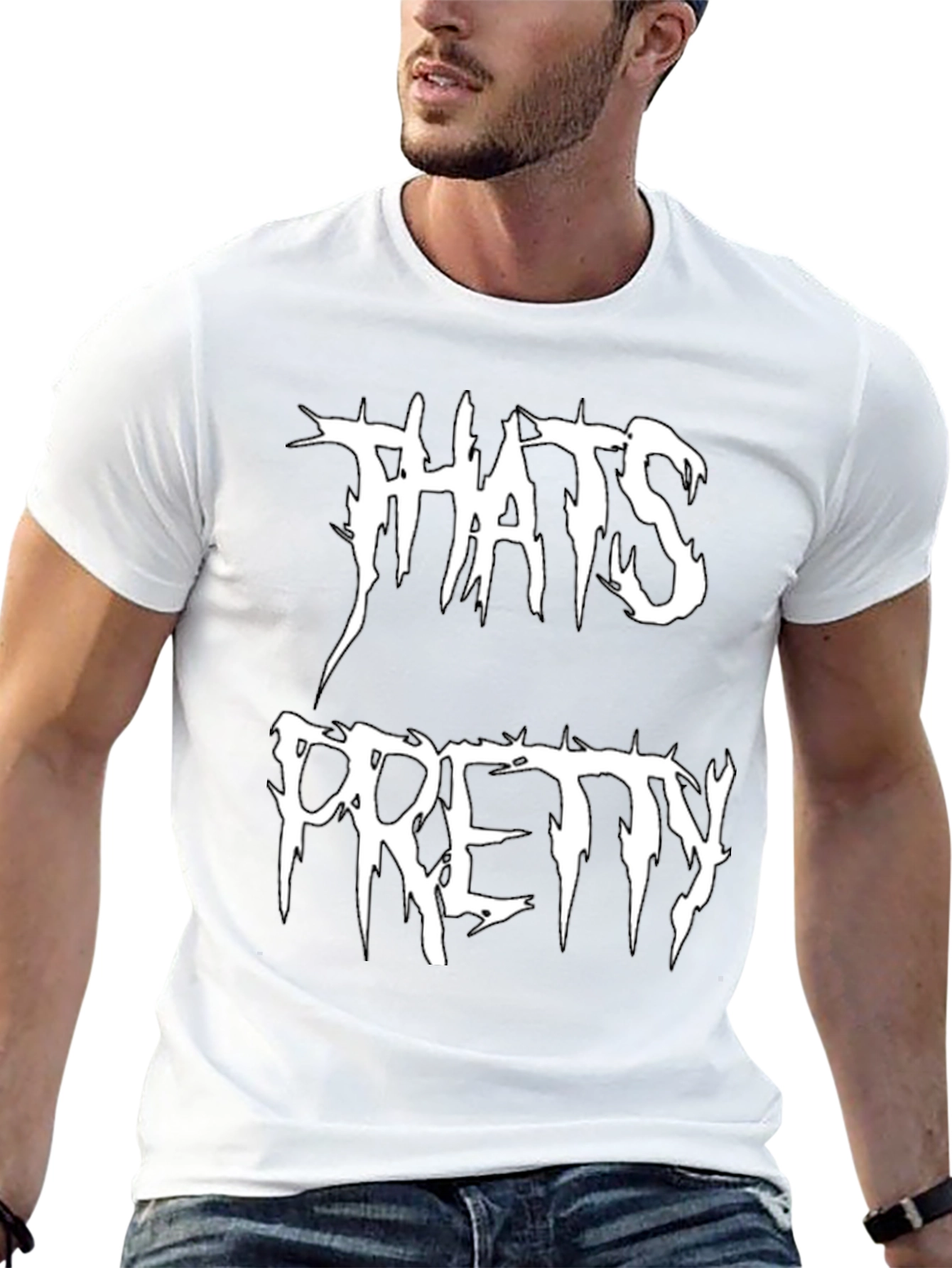 Thats Pretty T-Shirt - Black Graphic Tee