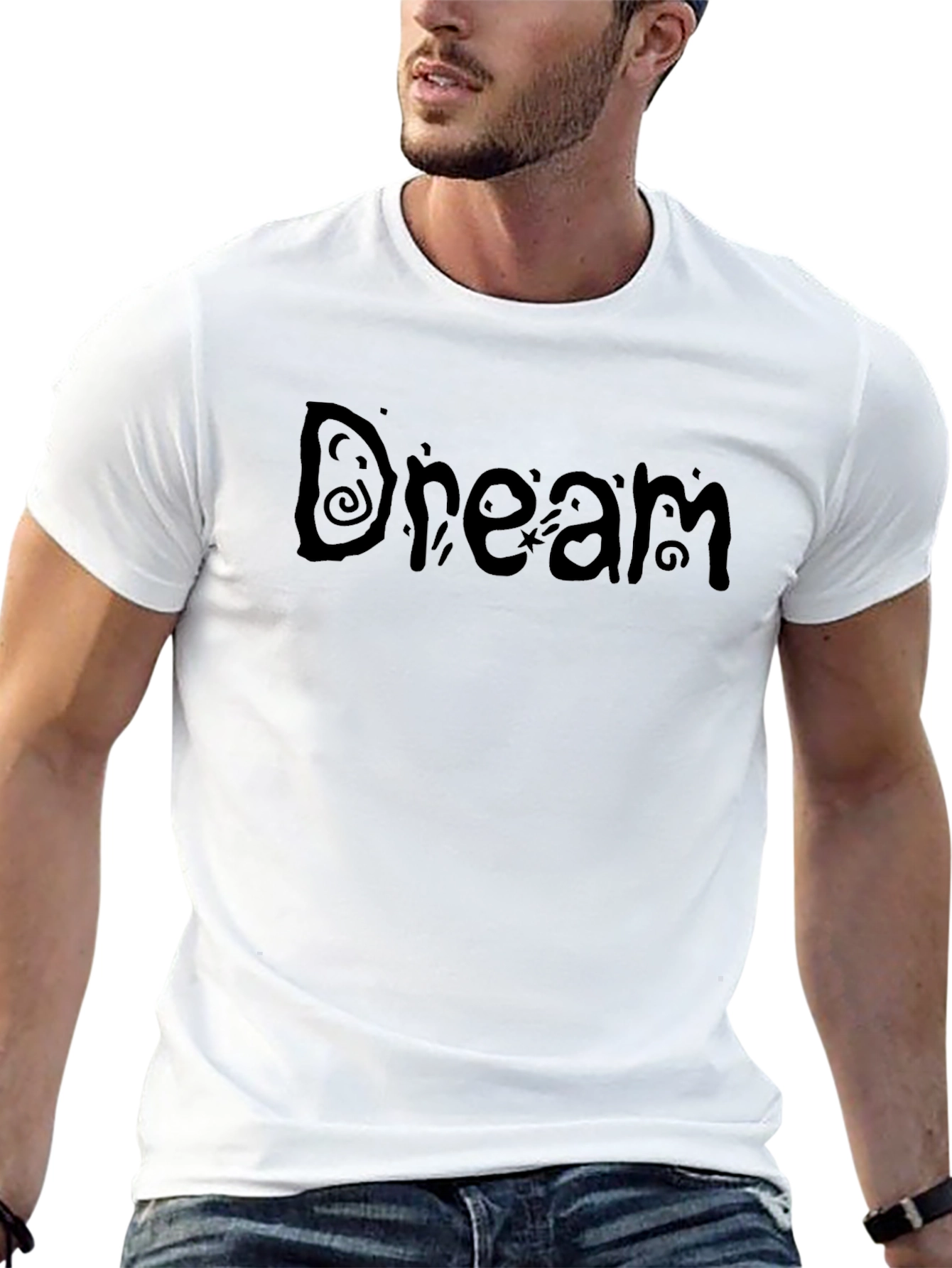 Dream Graphic Tee - Solid Black