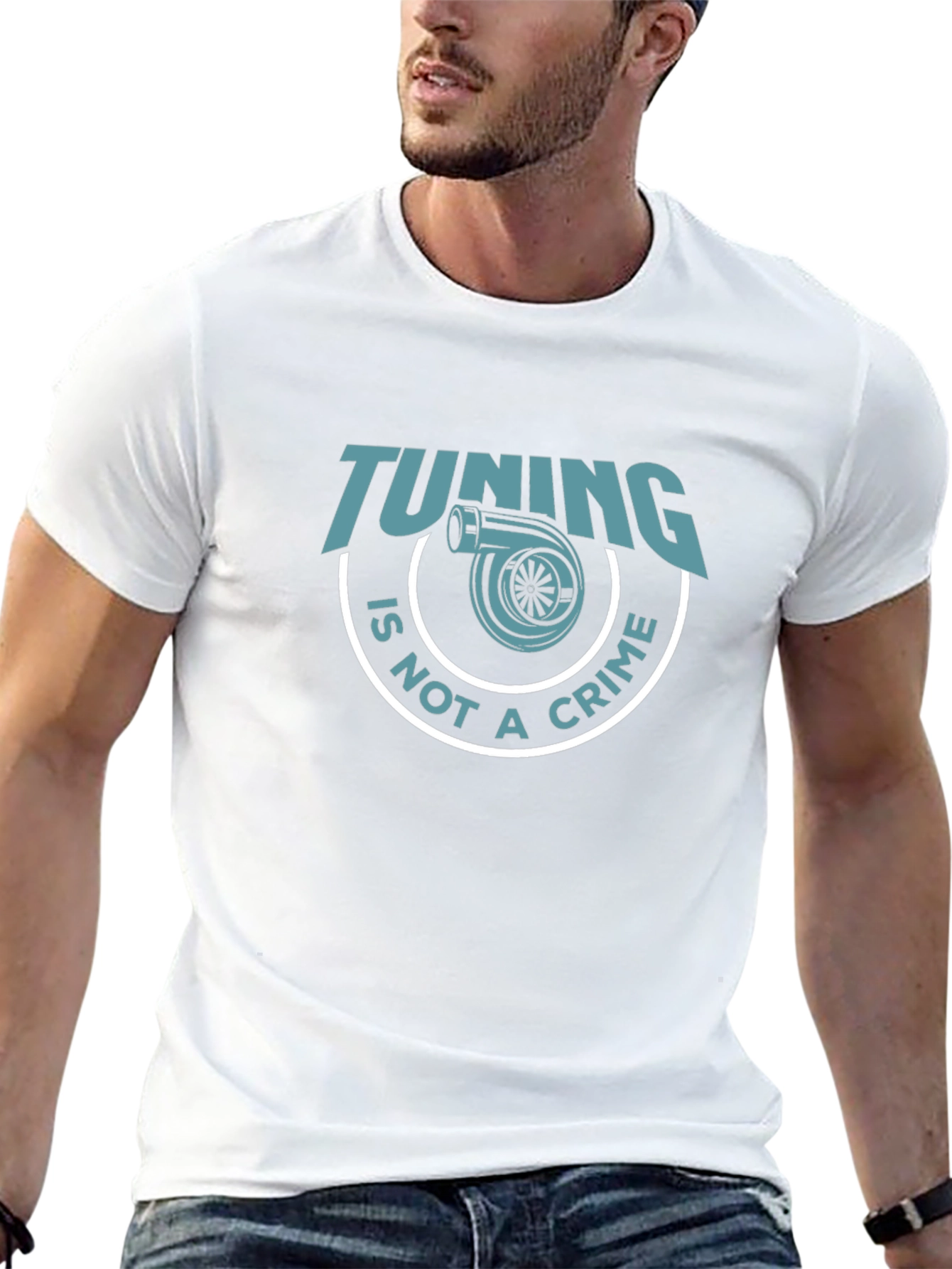 Tuning Is Not A Crime Black T-Shirt