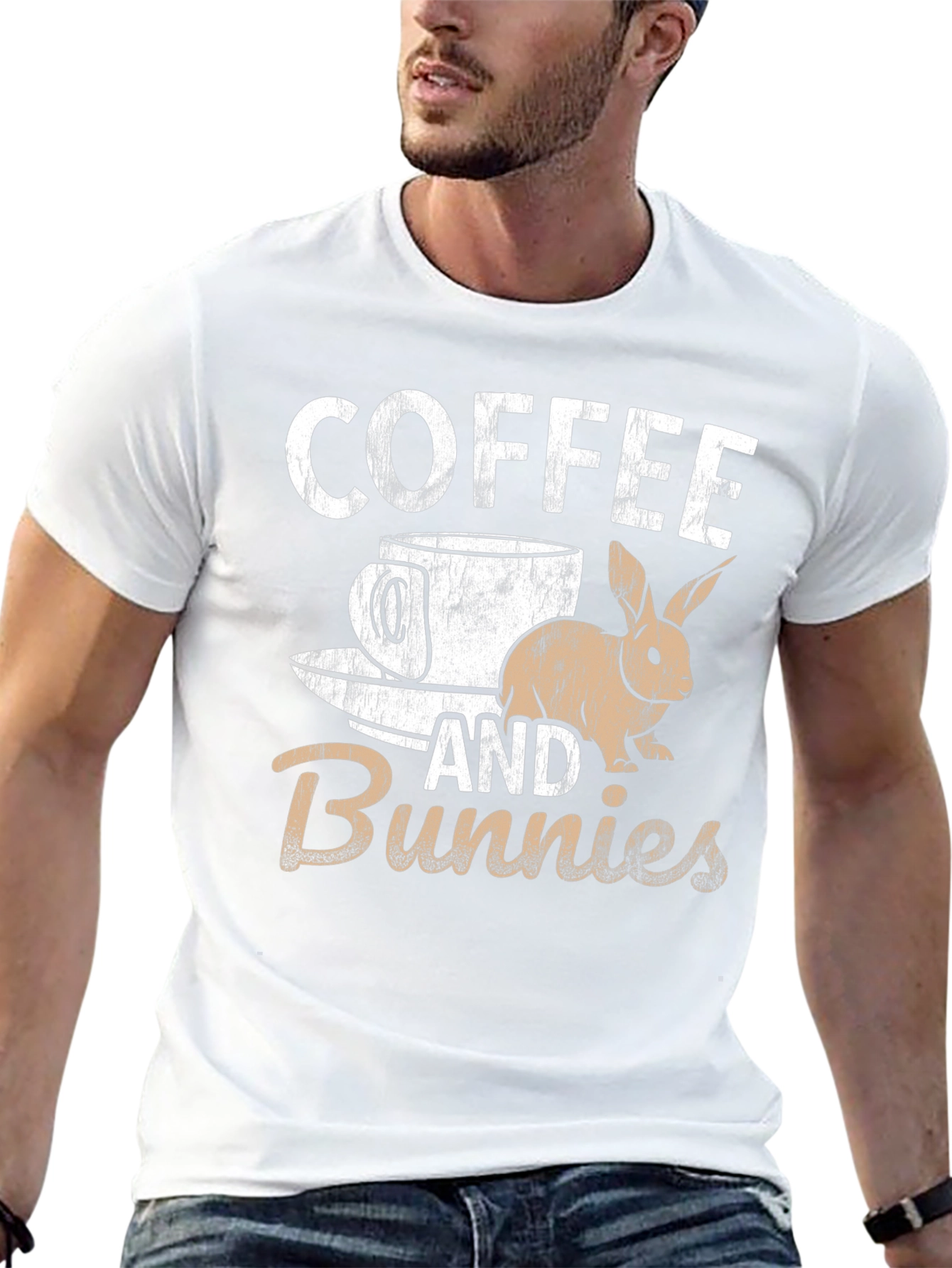 Coffee and Bunnies Graphic Tee