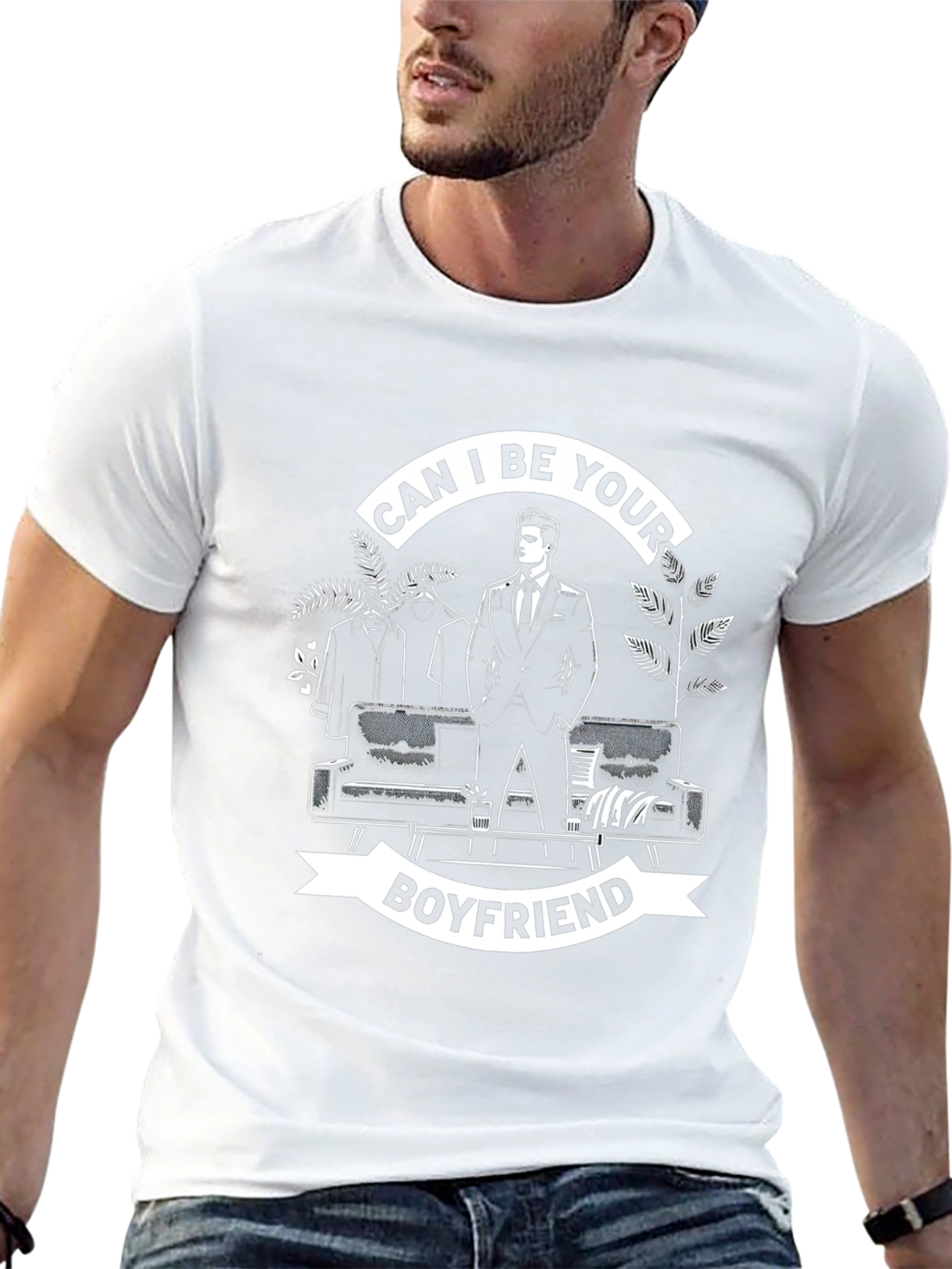 Can I Be Your Boyfriend T-Shirt Graphic Tee