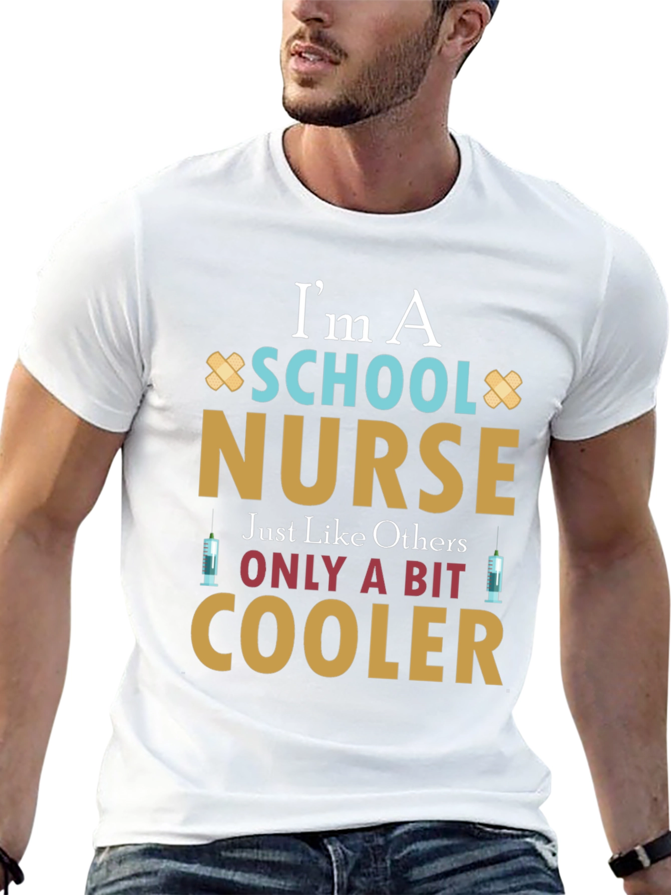 School Nurse T-Shirt - Cool Nurse Appreciation Gift