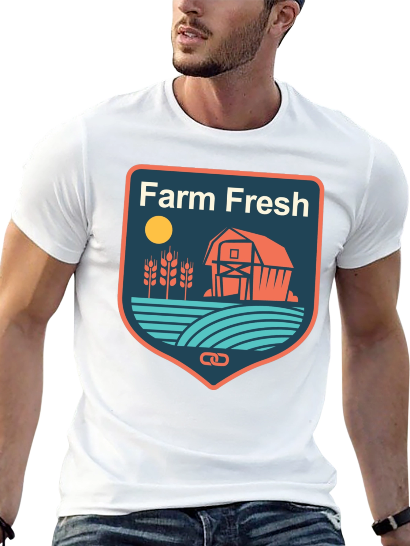 Farm Fresh Graphic T-Shirt - Stylish & Comfortable