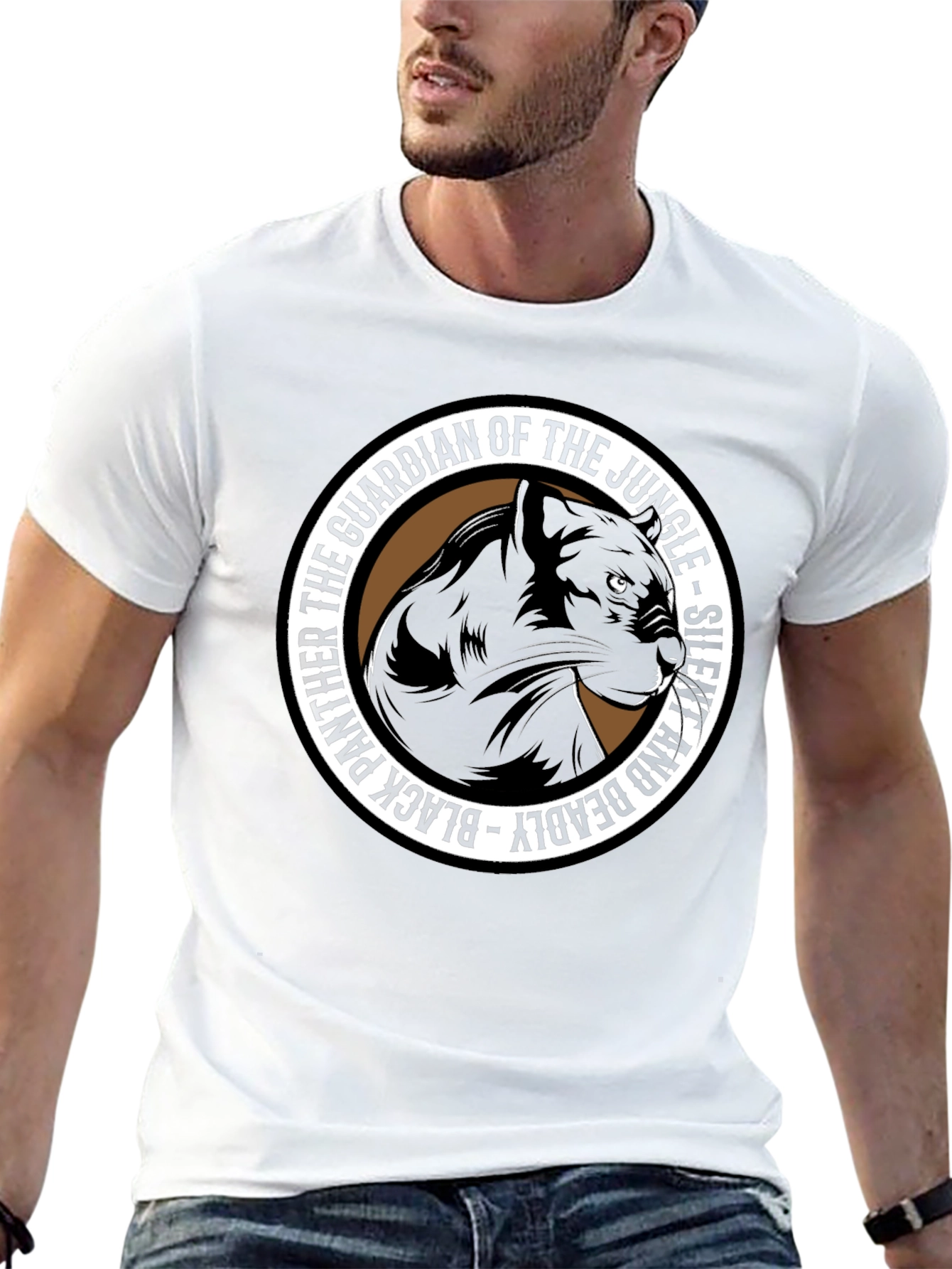 Black Panther Guardian Jungle Graphic Tee