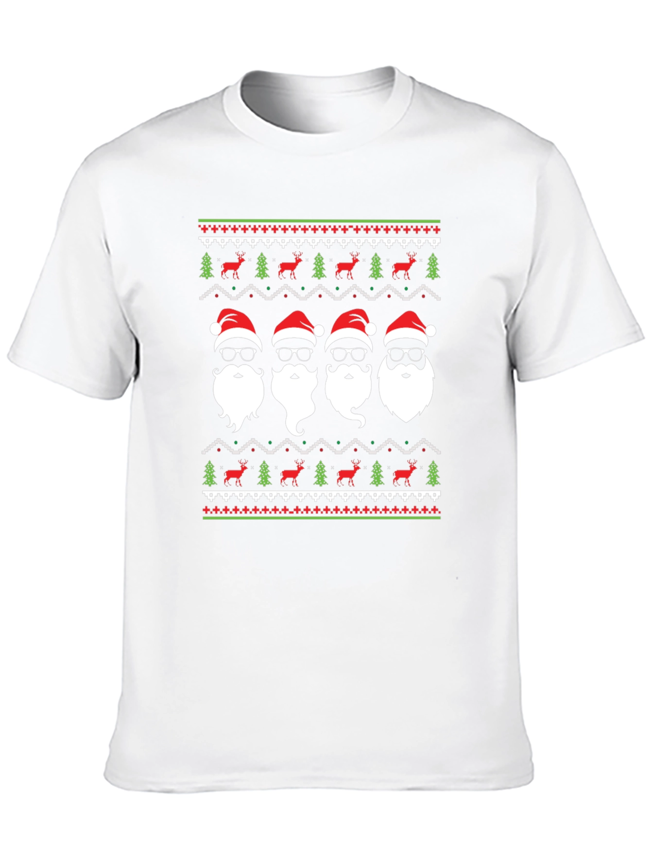 Cool Santa Band Ugly Christmas T-Shirt