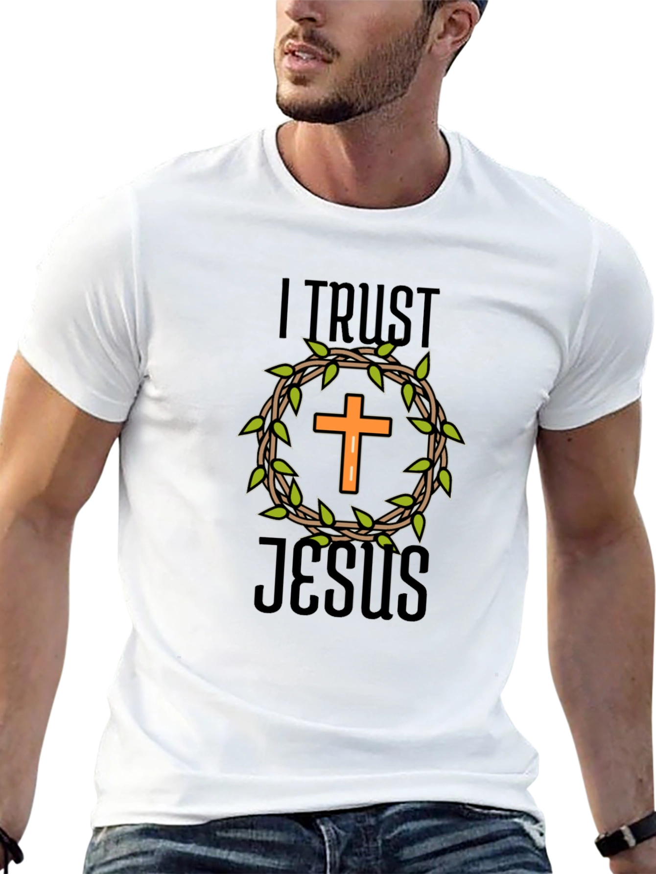 I Trust Jesus Graphic Tee