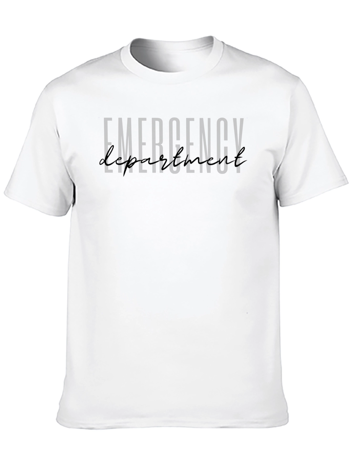 Emergency Department Black Graphic T-Shirt