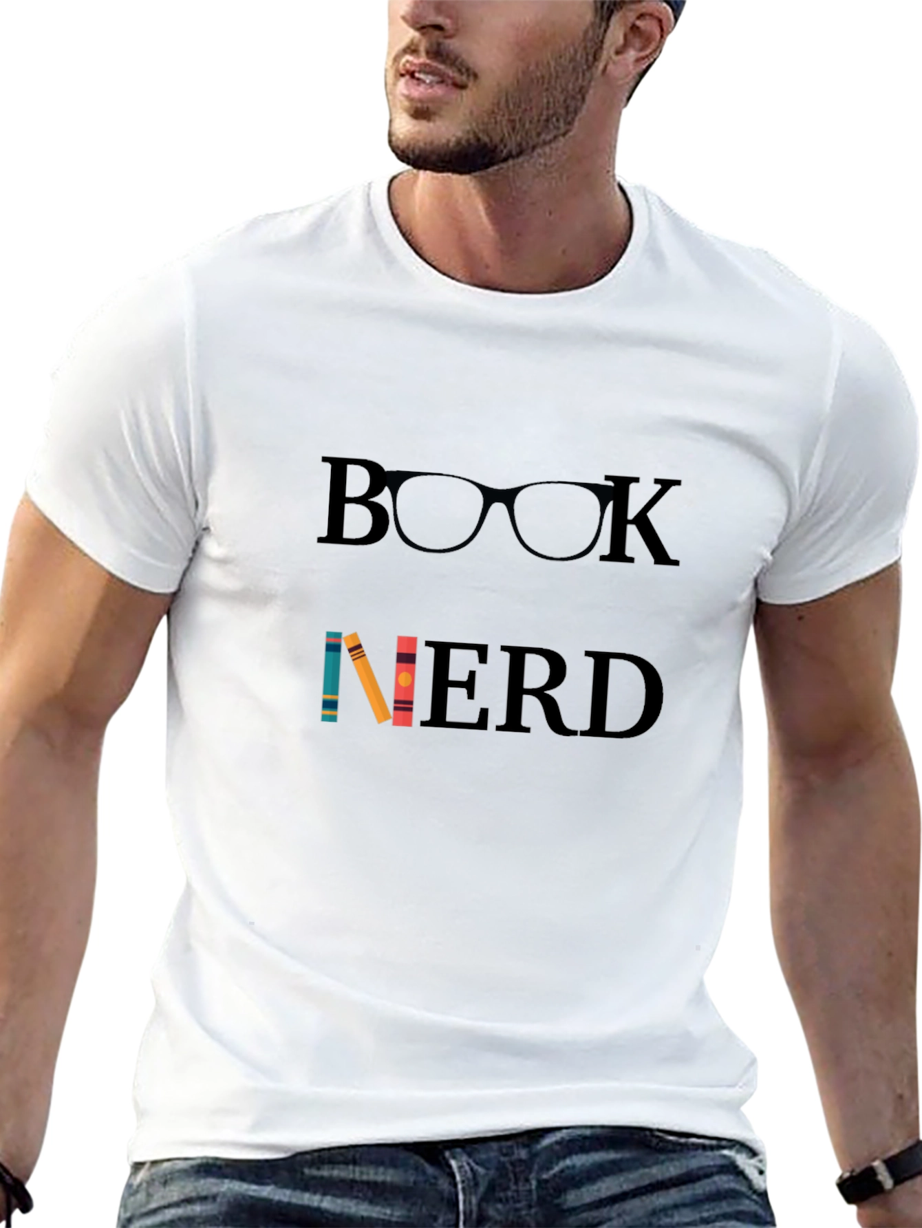 Book Nerd Graphic T-Shirt