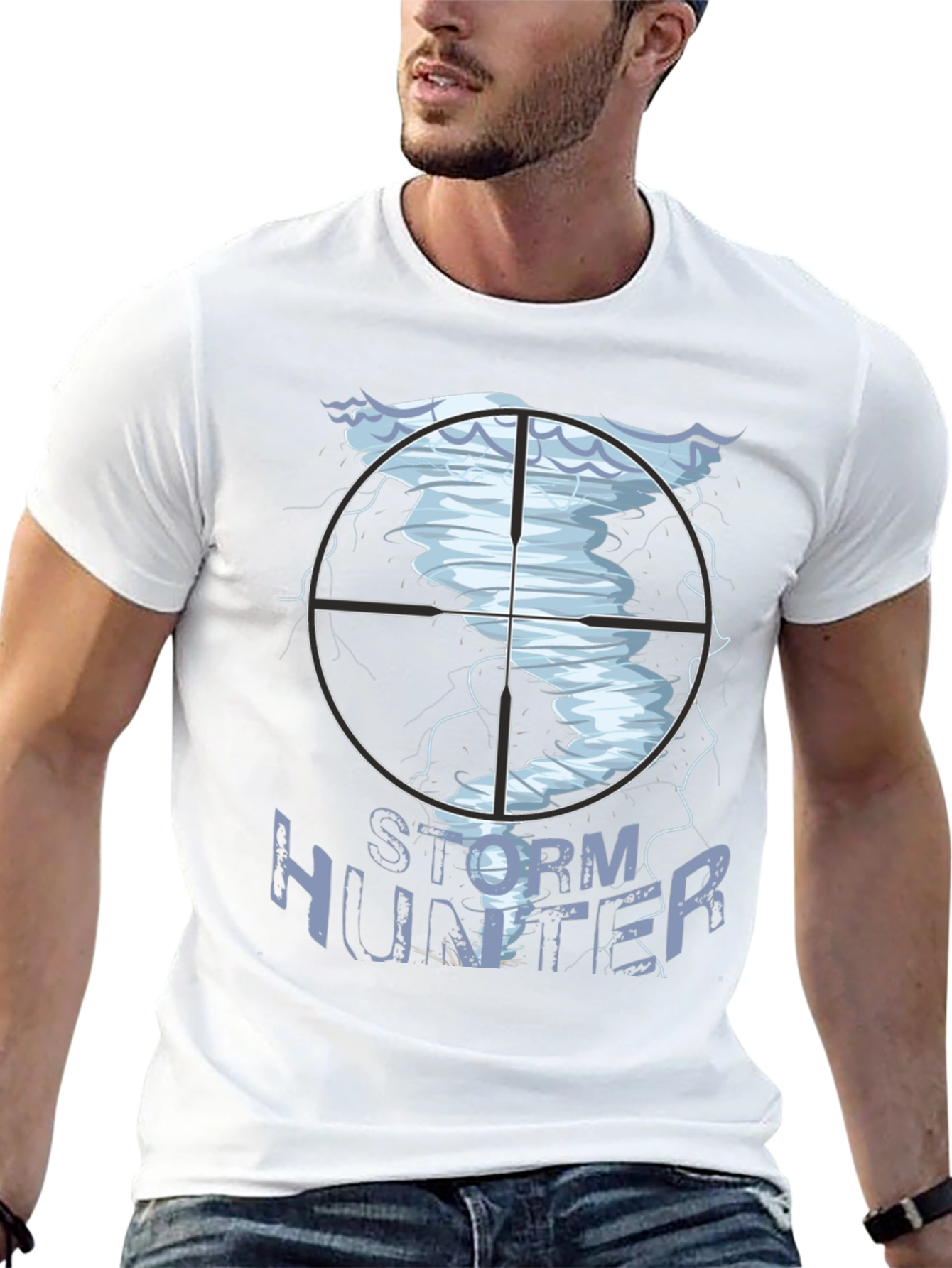Storm Hunter Graphic Tee - Weather Enthusiast Shirt