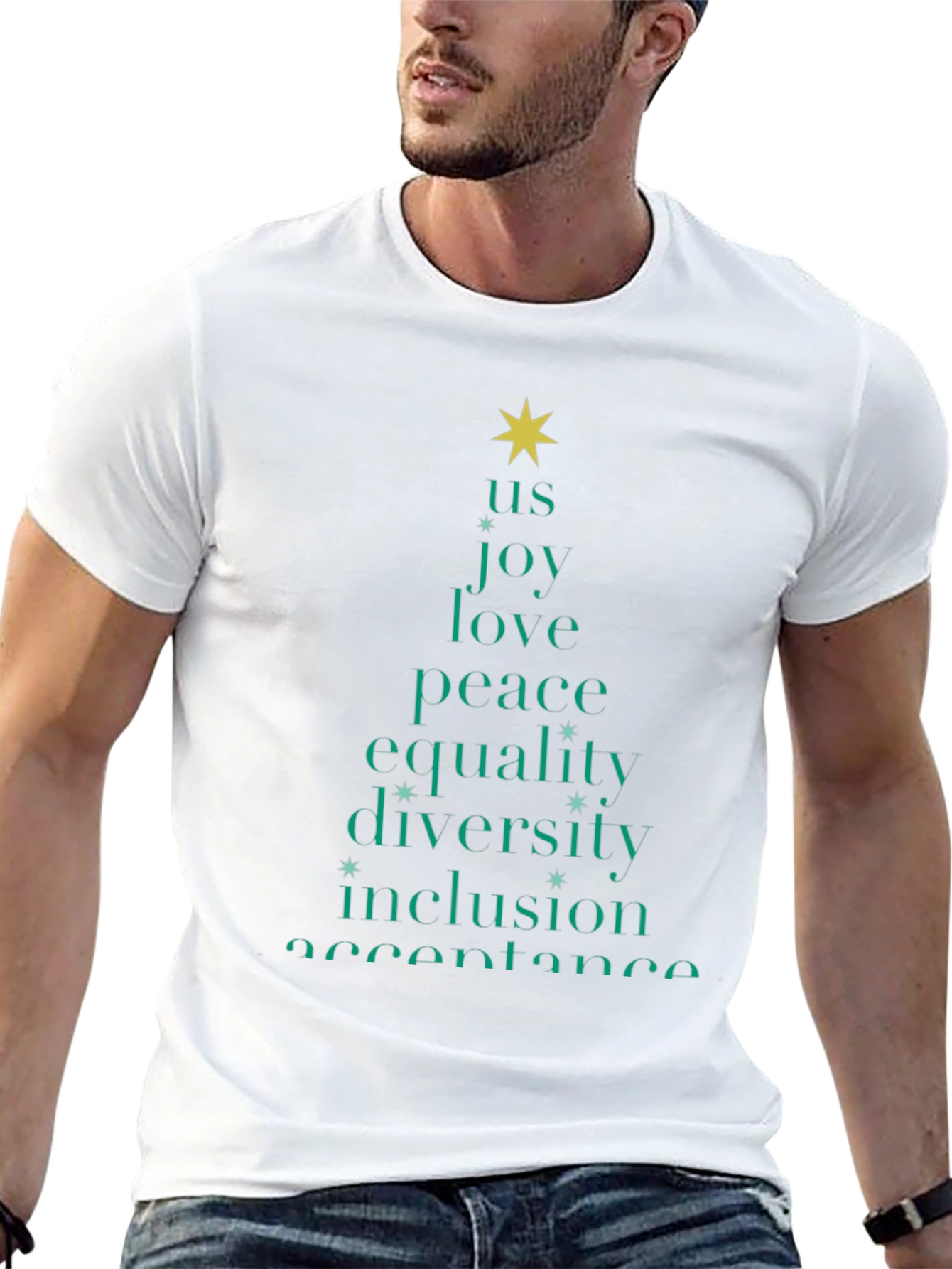 Inclusion Tree Tee - Soft Stylish Comfort