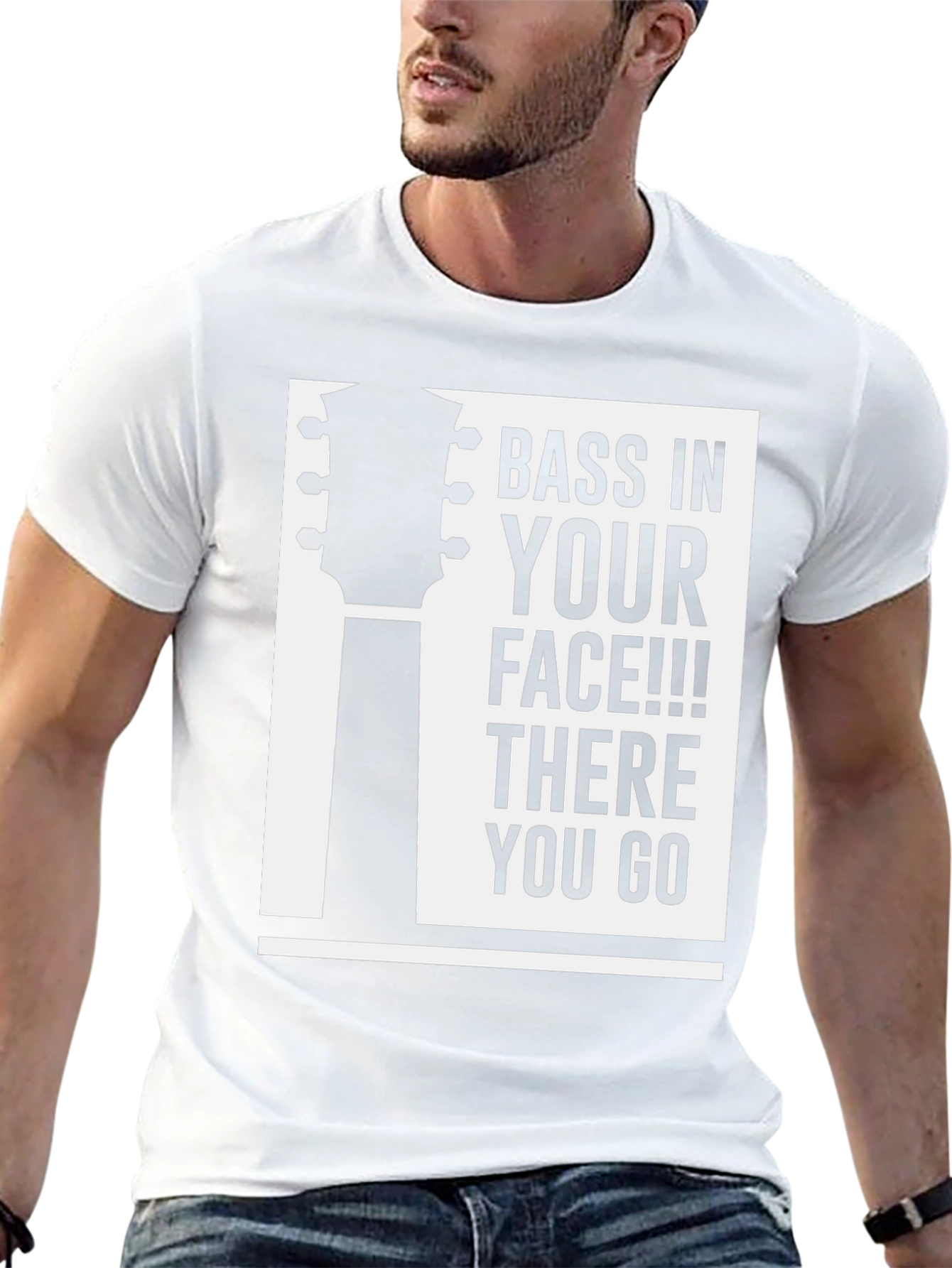 Bass In Your Face T-Shirt - Musician Tee