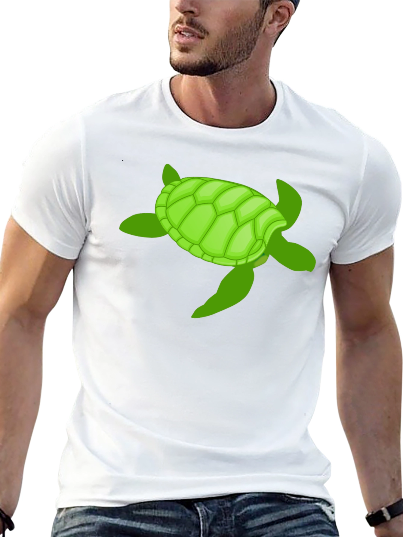 Turtle Graphic Tee - Cool Marine Life Shirt