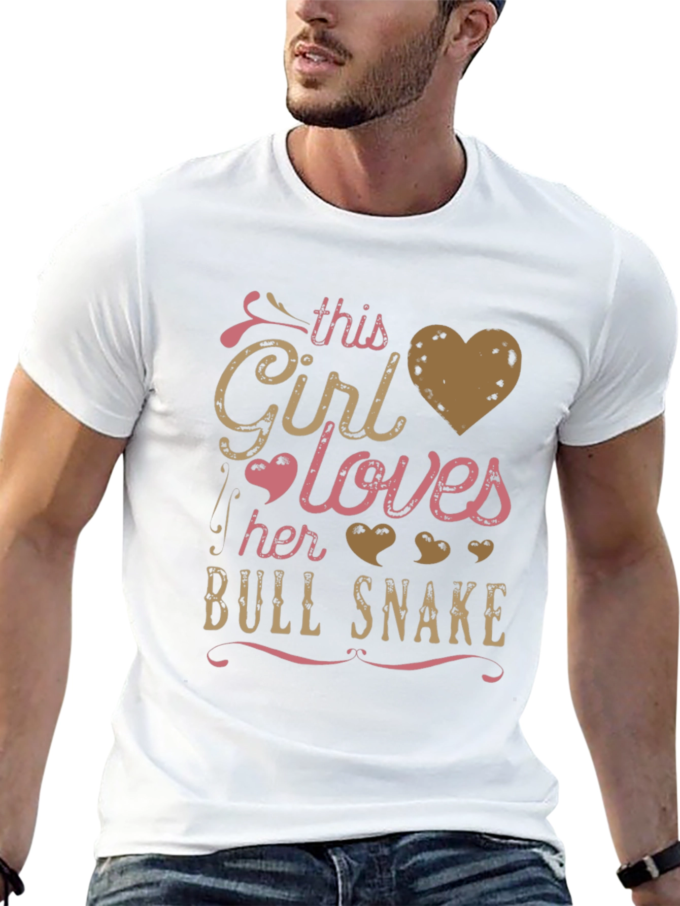 Girl Loves Bull Snake T-Shirt