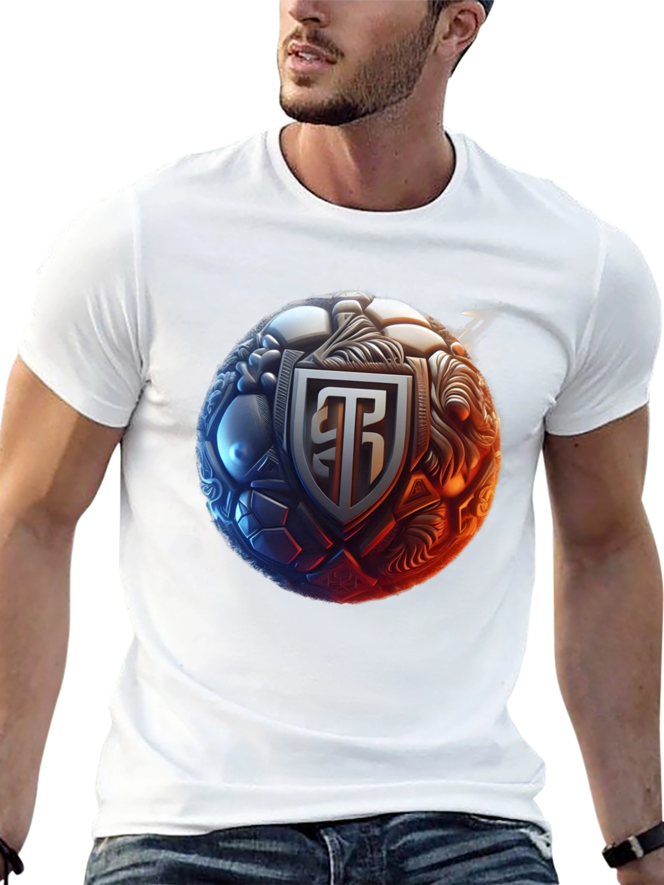 Graphic Tee - Ornate Emblem Design