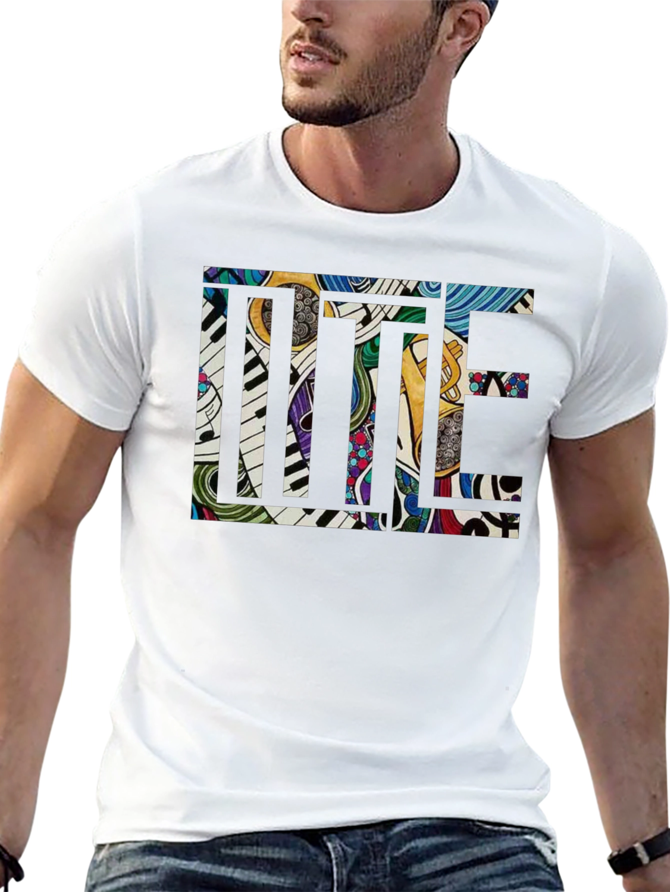 Musical Instrument Graphic T-Shirt