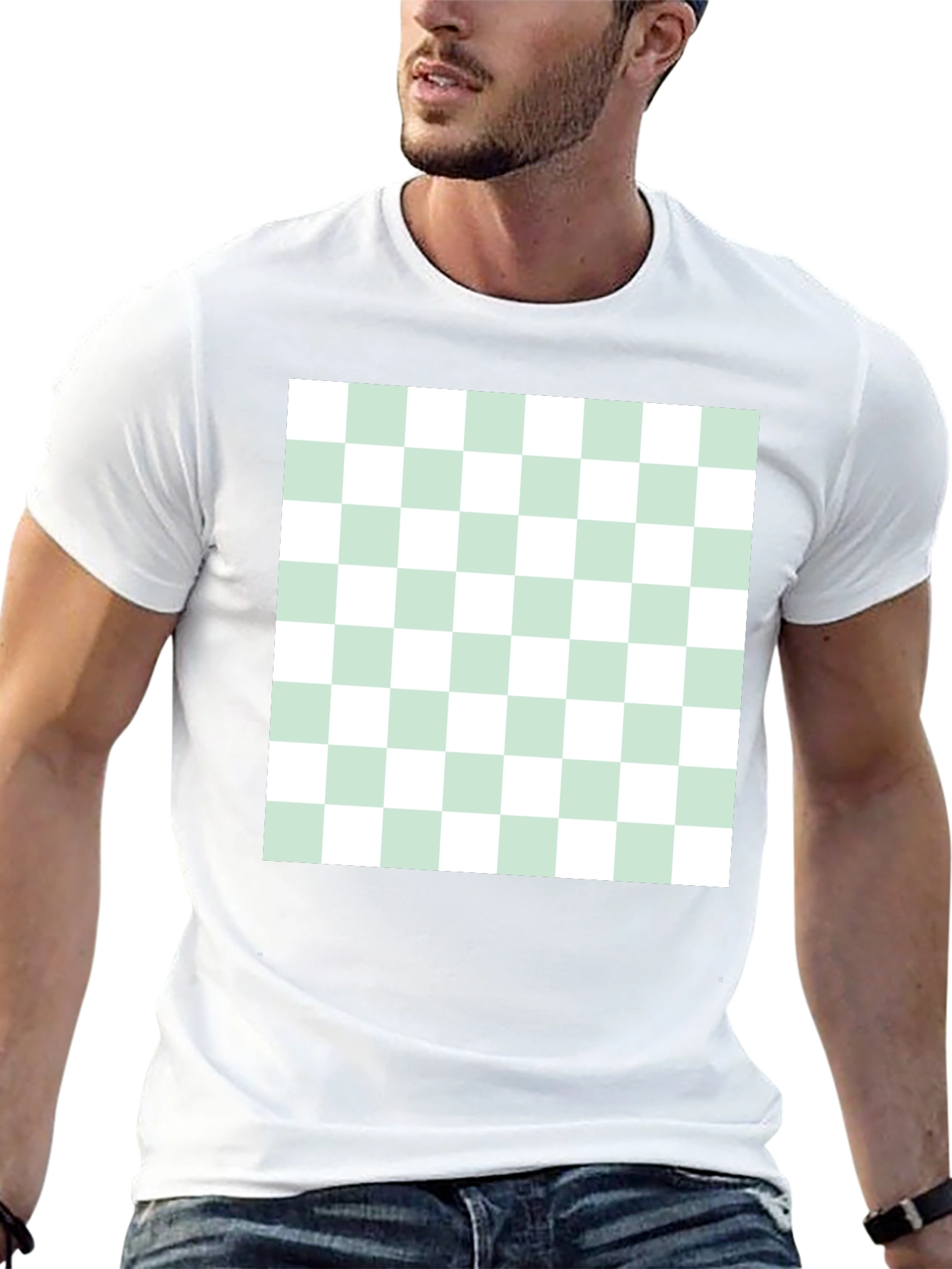 Checkered Tee - Classic Style