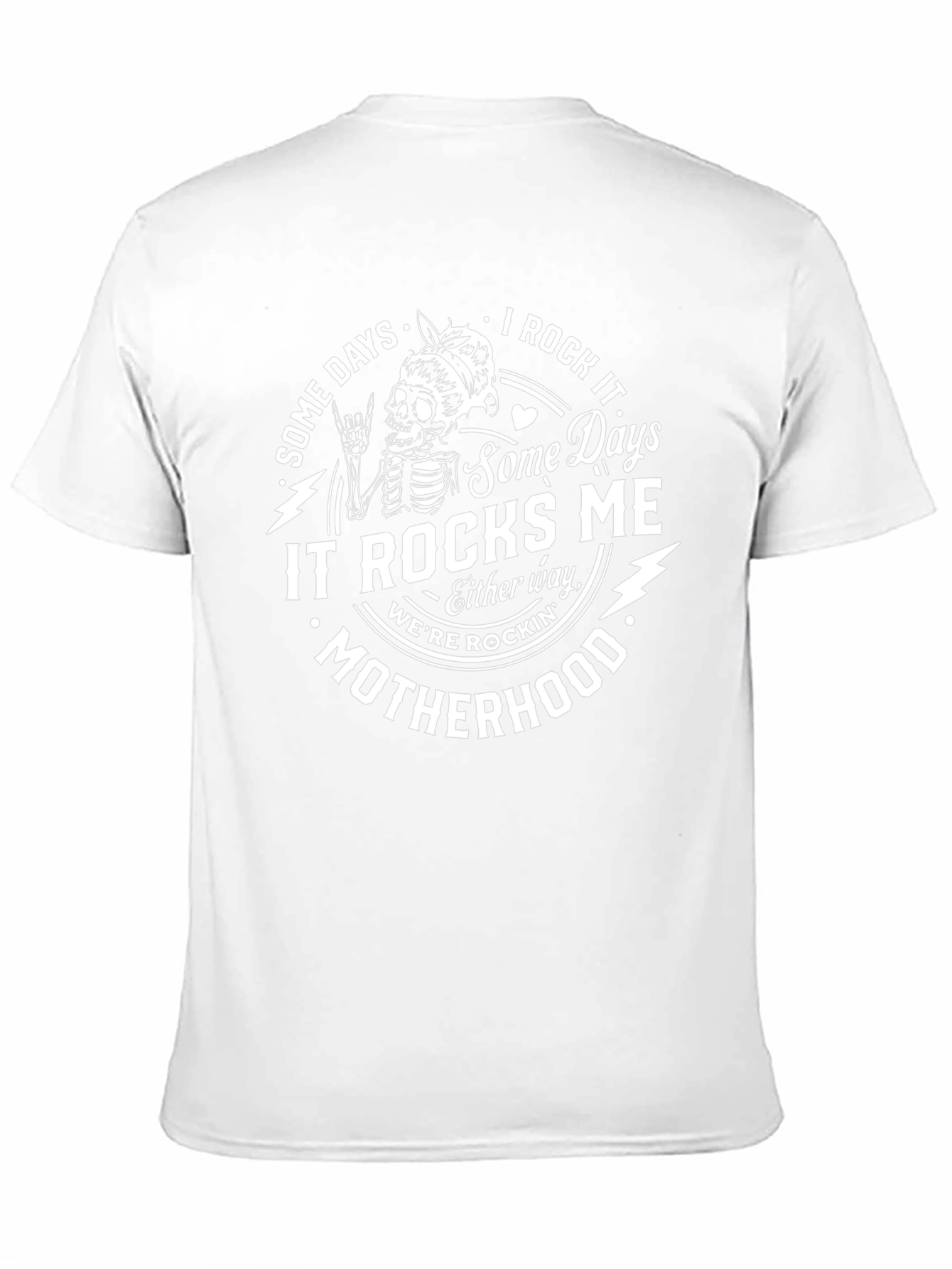 Rockin Motherhood T-Shirt - Black Graphic Tee