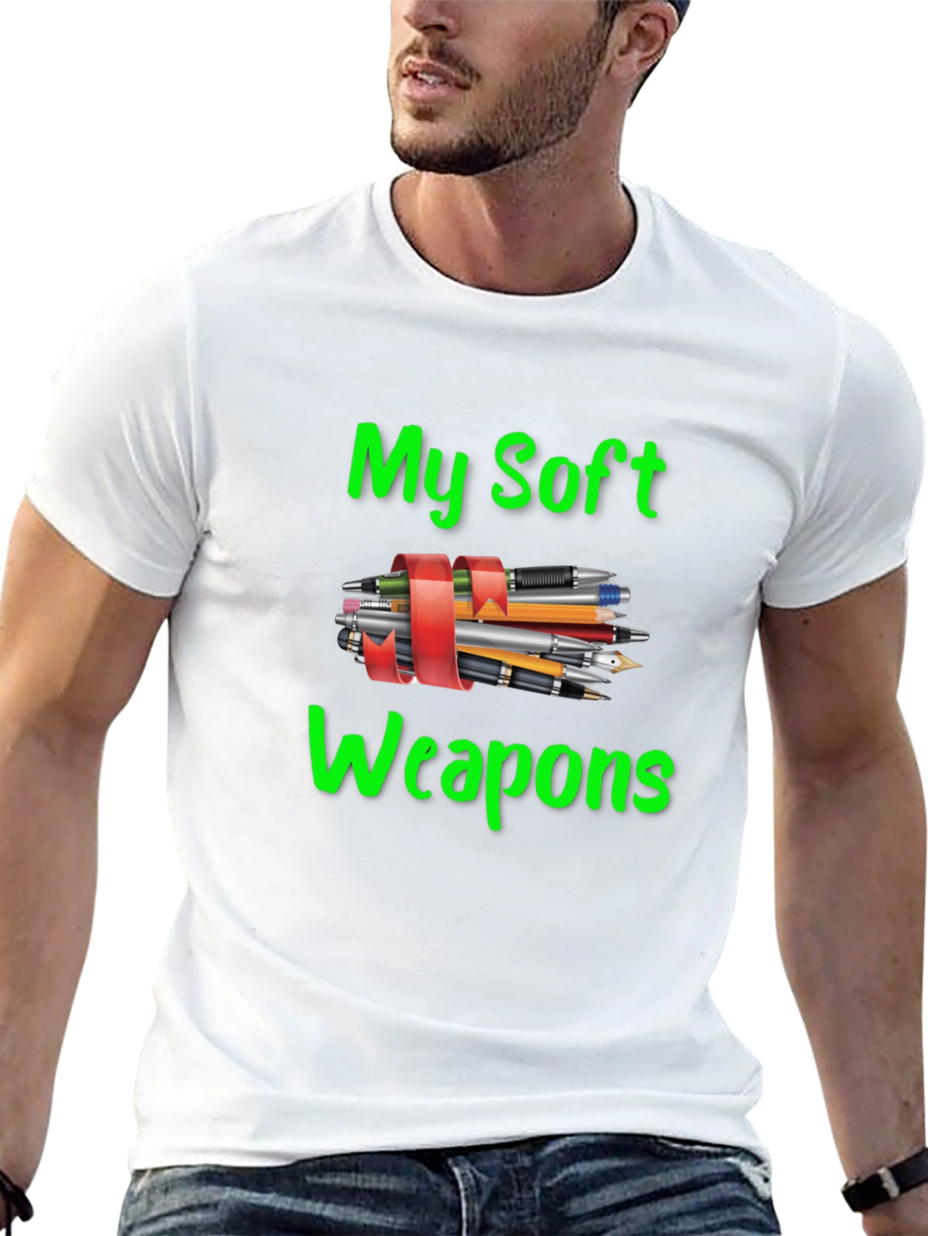 My Soft Weapons T-Shirt - Creative Writing Tee