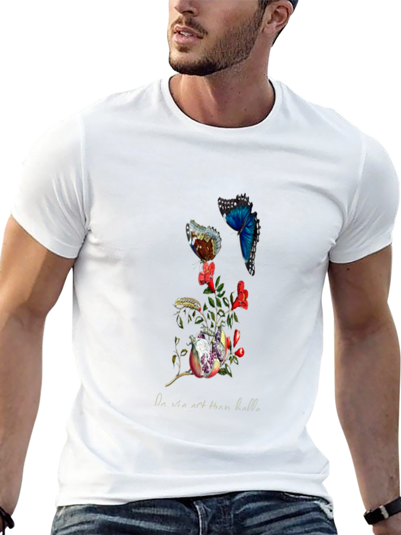 Butterfly & Pomegranate Graphic Tee