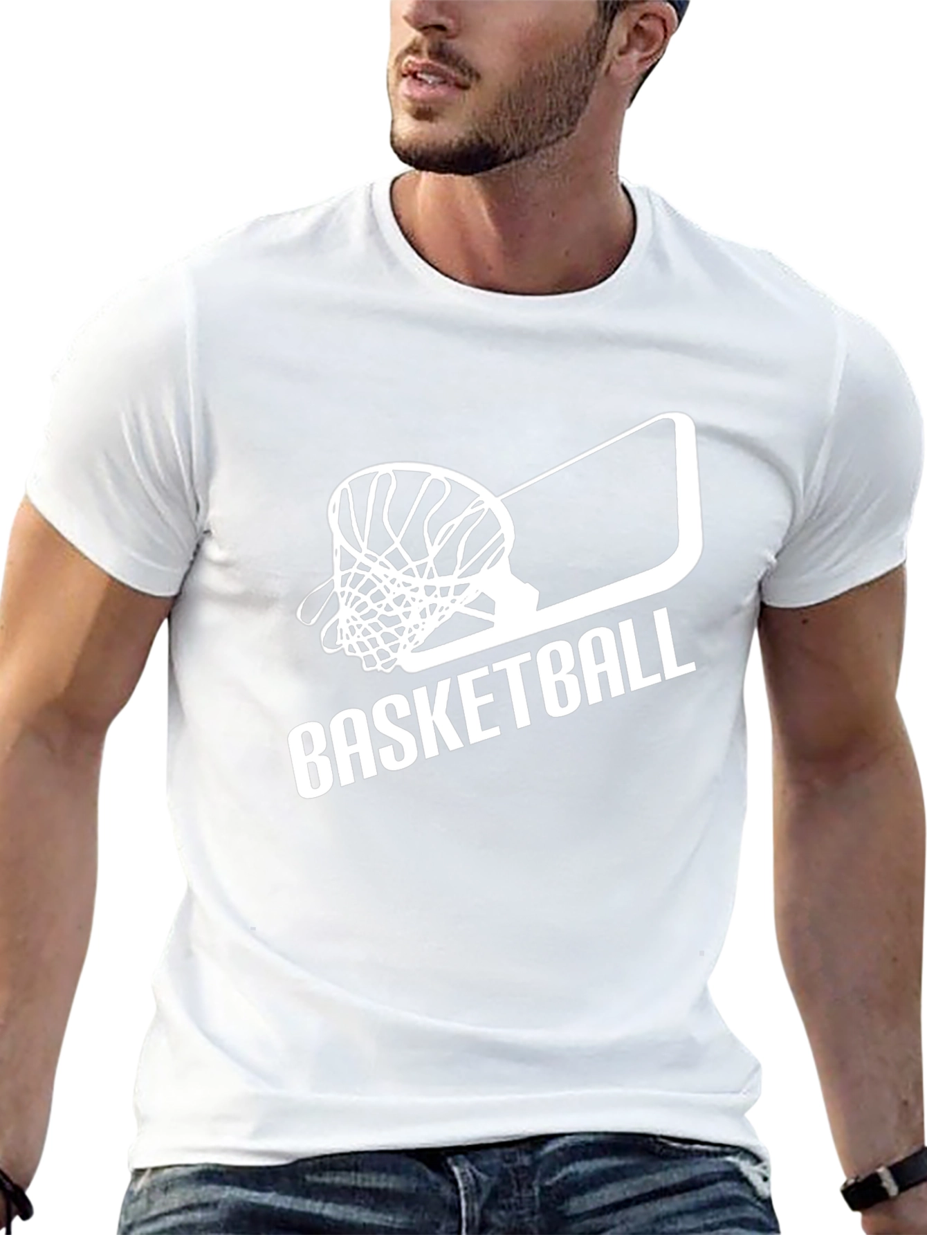 Basketball Graphic Tee - Classic Black T-Shirt